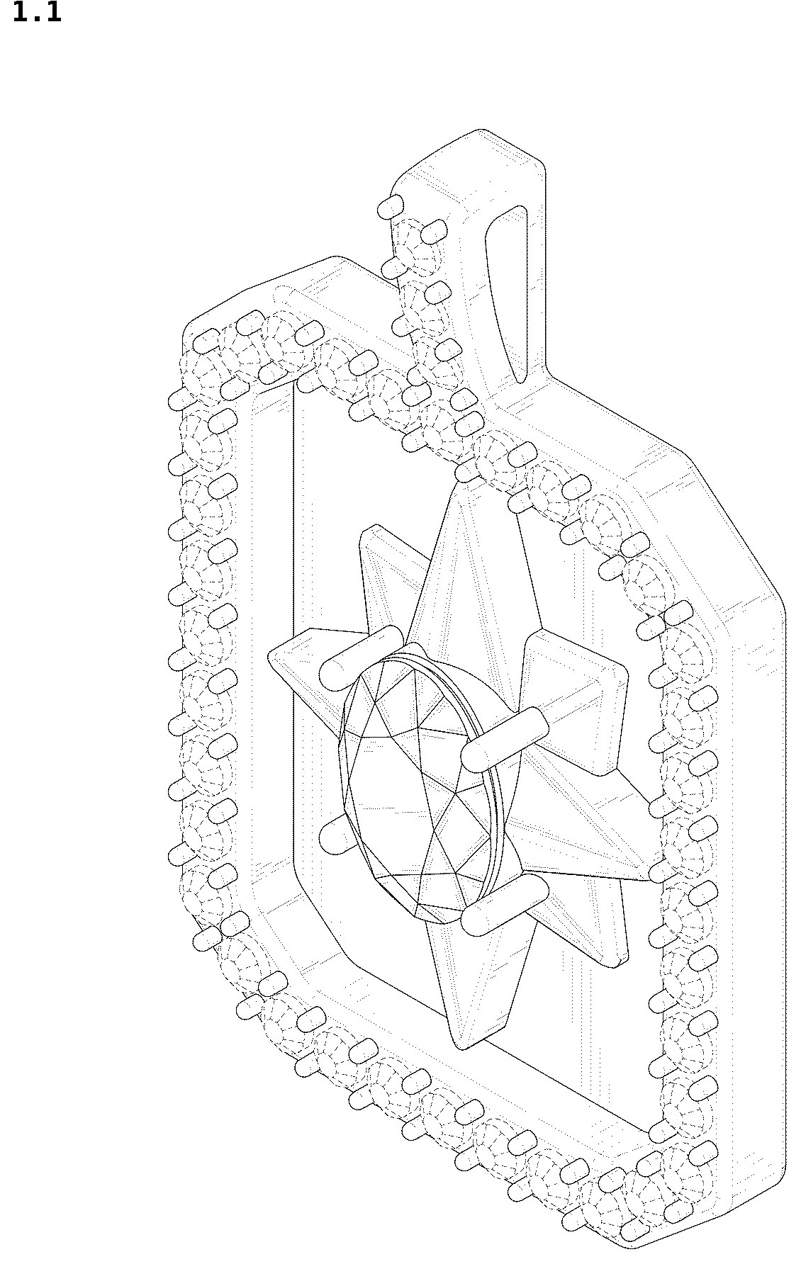 Patent USD1044574 Figure 1 – Pendant
