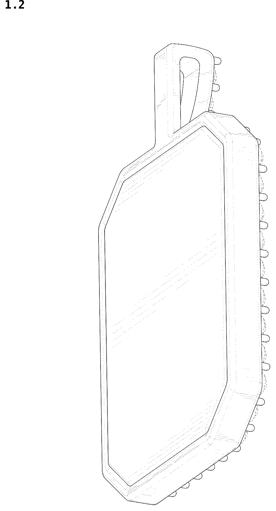 Patent USD1044574 Figure 2 – Pendant