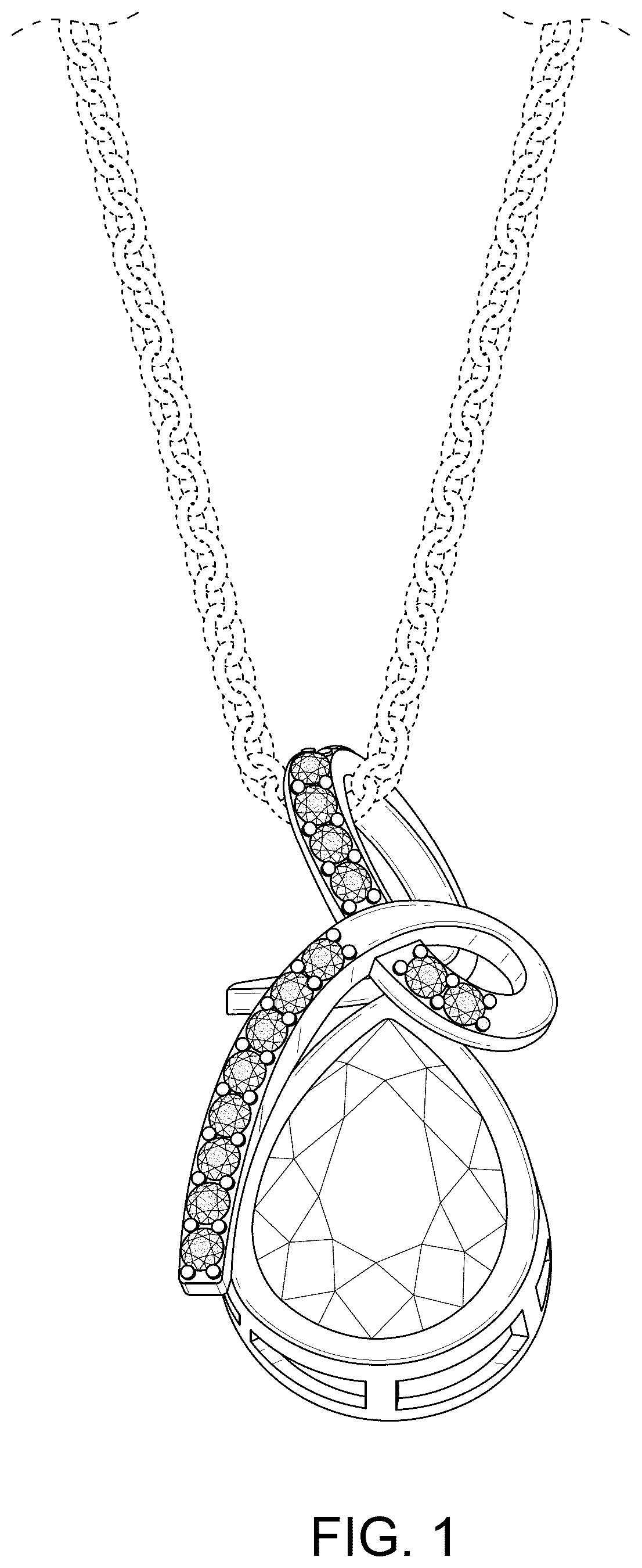 Patent USD1044578 — Jewelry ornament — Figure 1
