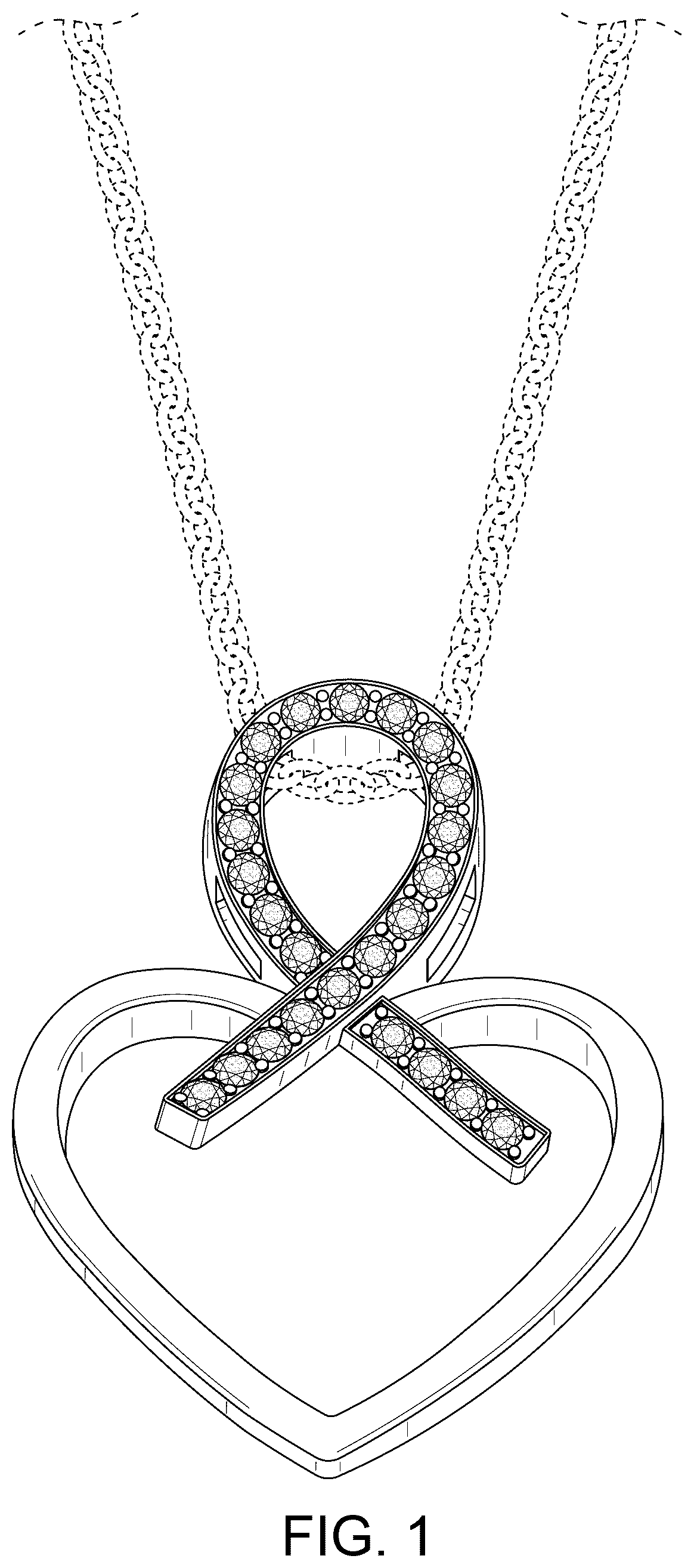Patent USD1044579 Figure 1 – Jewelry ornament