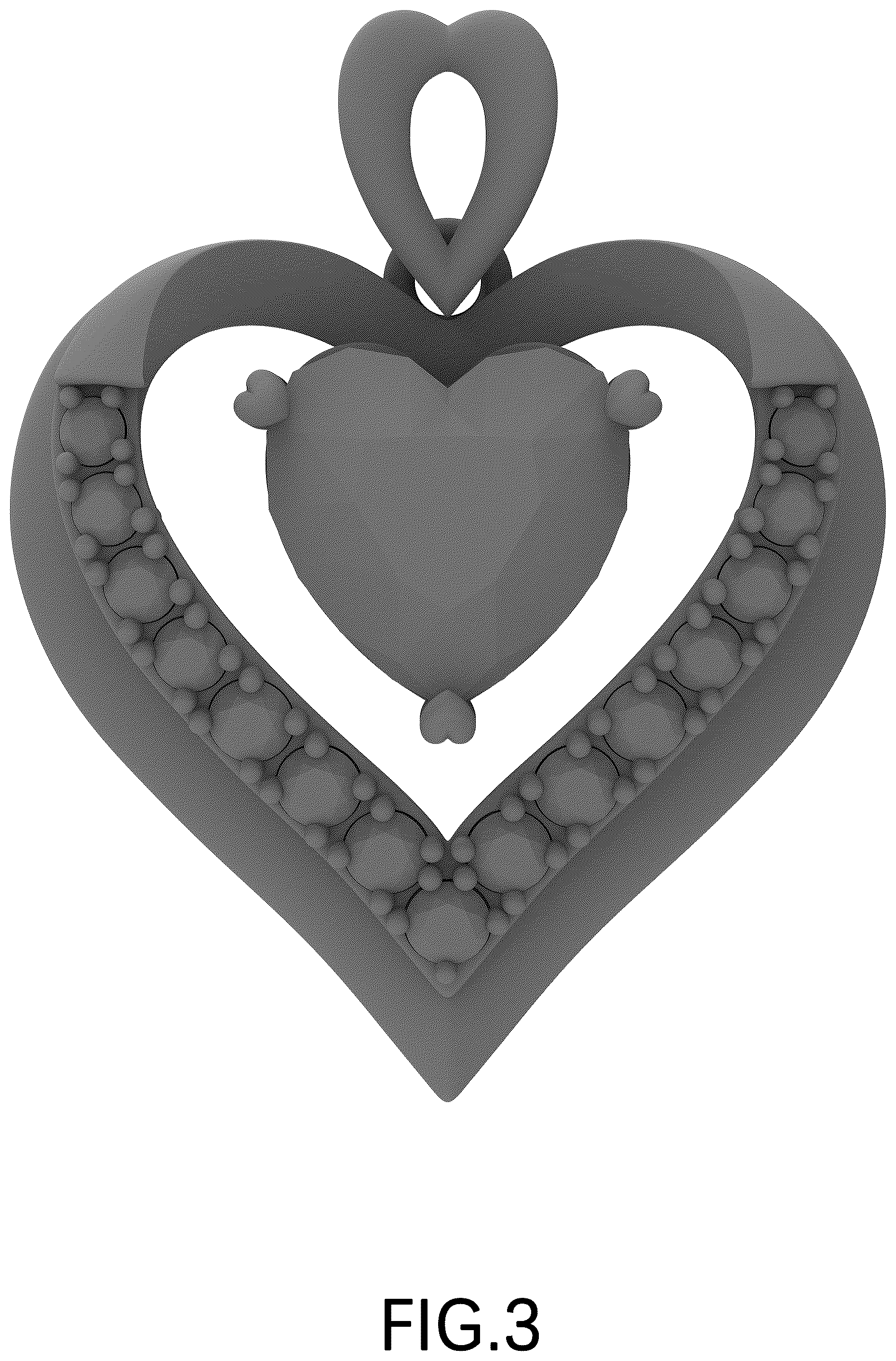 Patent USD1044580 Figure 3 – Pendant