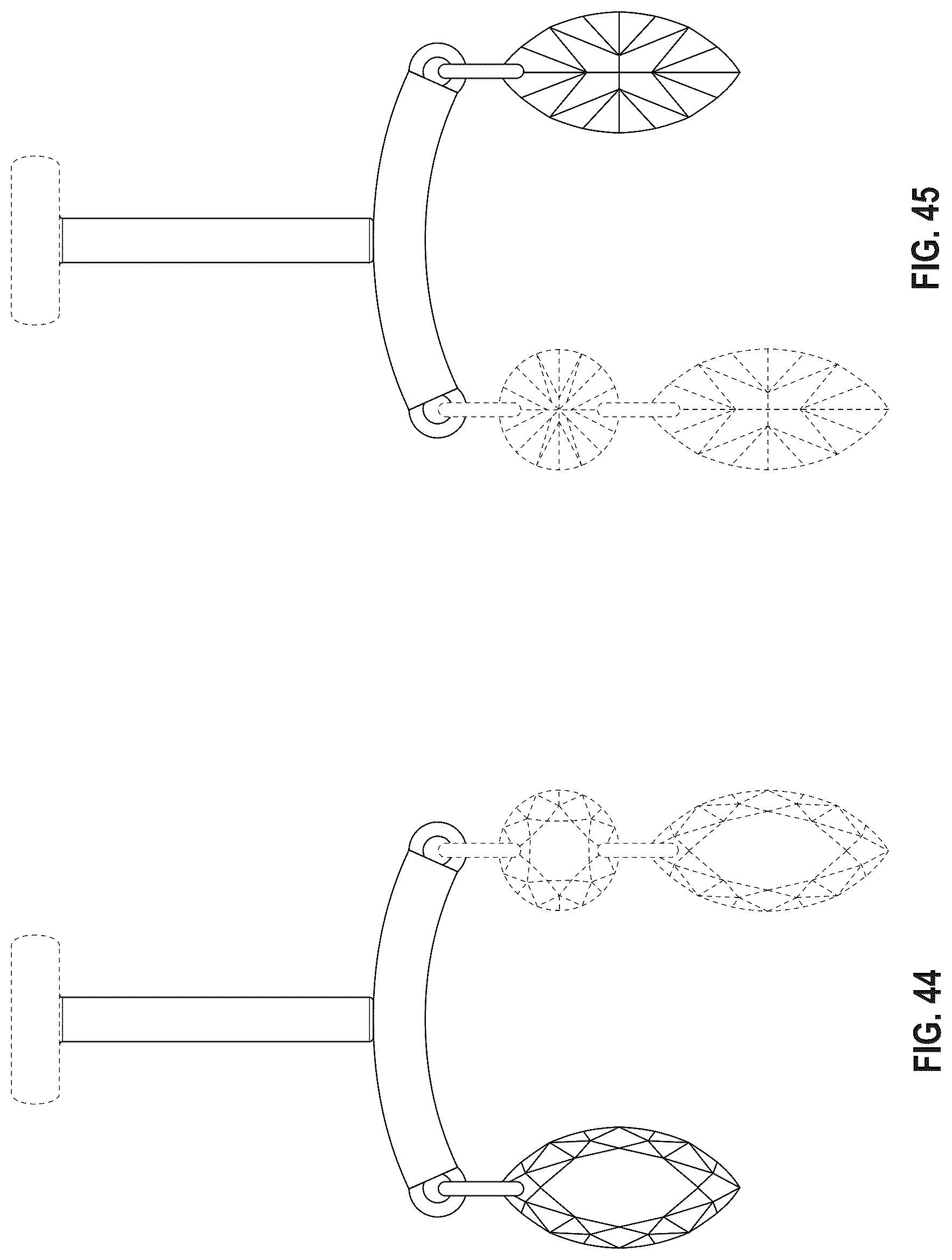 Patent USD1044581 Figure 20 – Earring component