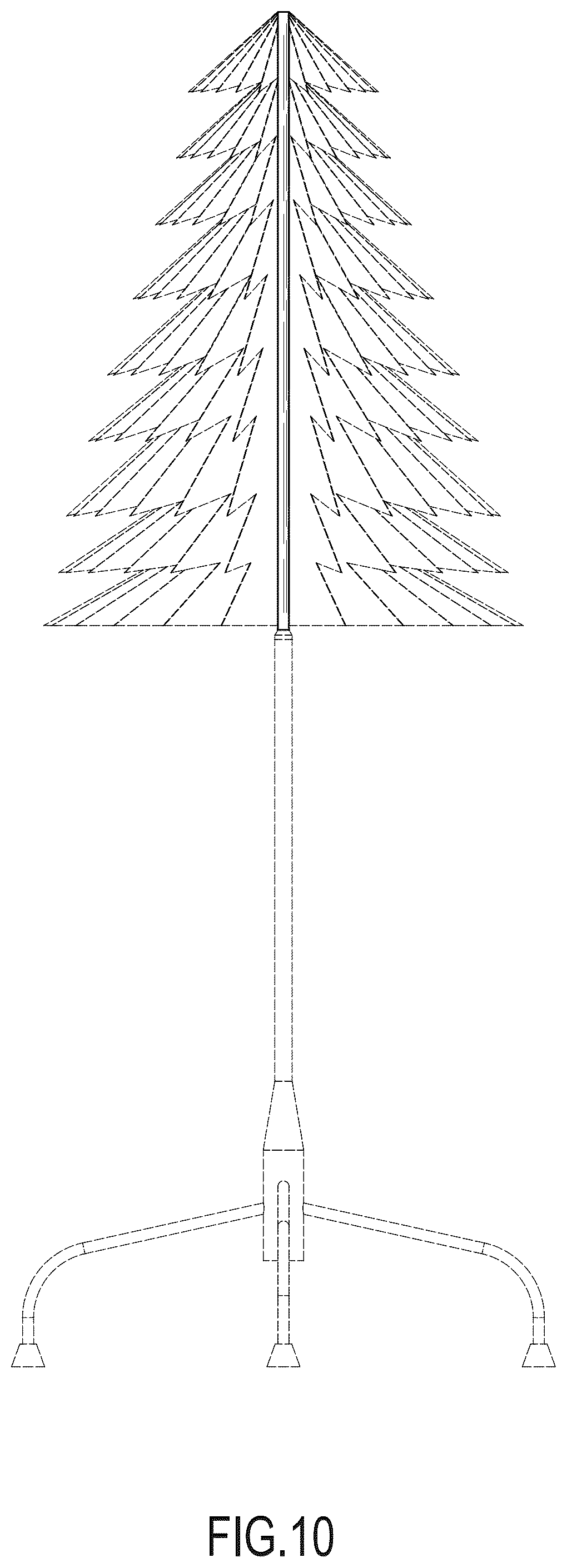Patent USD1044583 Figure 10 – Christmas tree stand