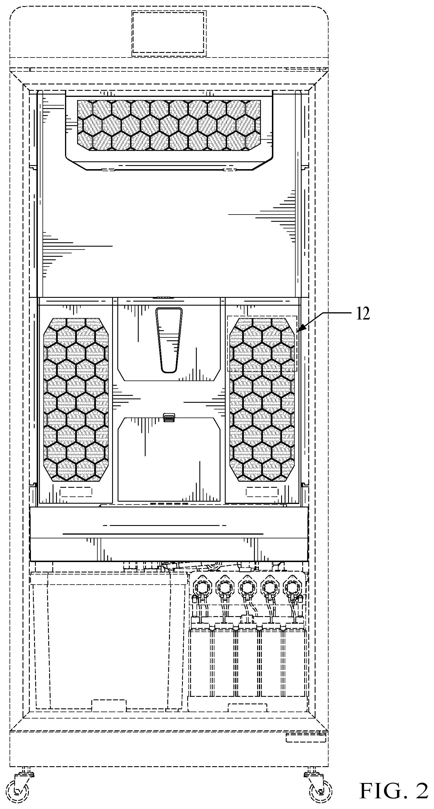 Patent USD1044584 Figure 2 – Plant grow cabinet