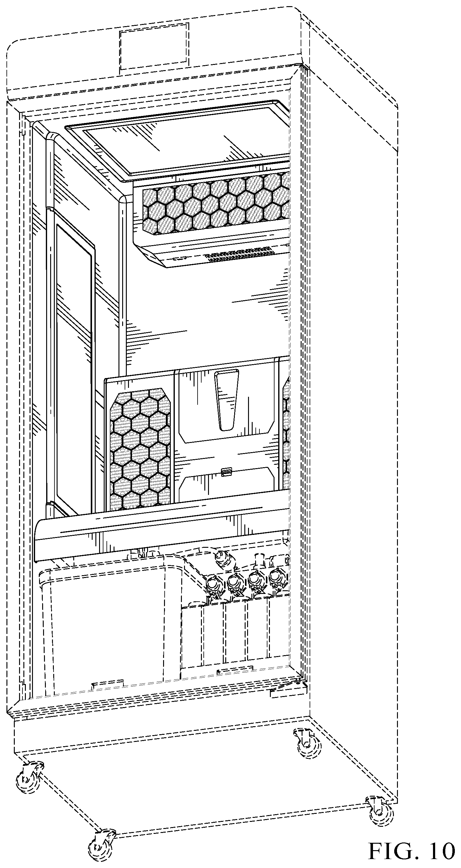 Patent USD1044584 Figure 9 – Plant grow cabinet