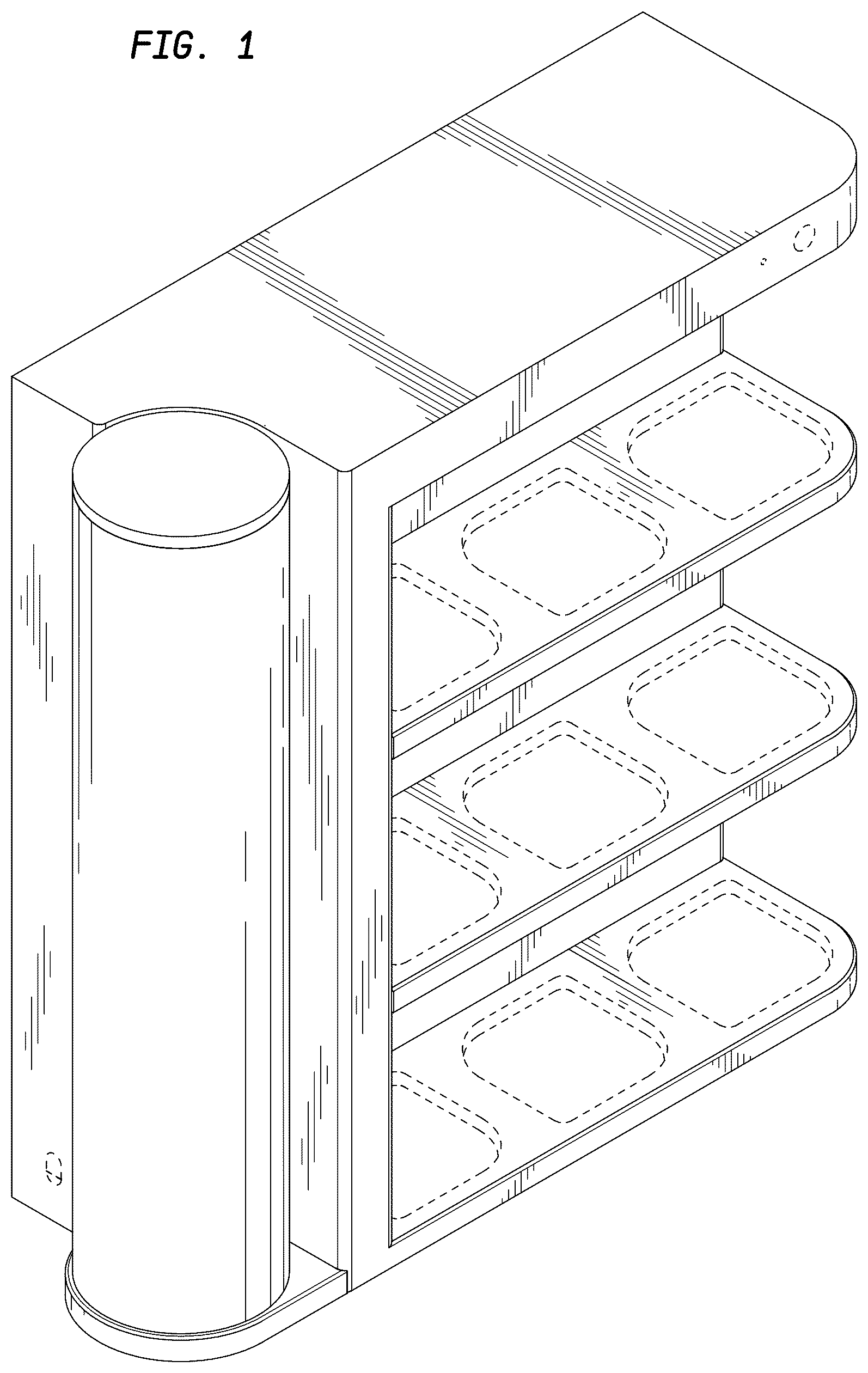 Patent USD1044585 Figure 1 – Plant growing enclosure