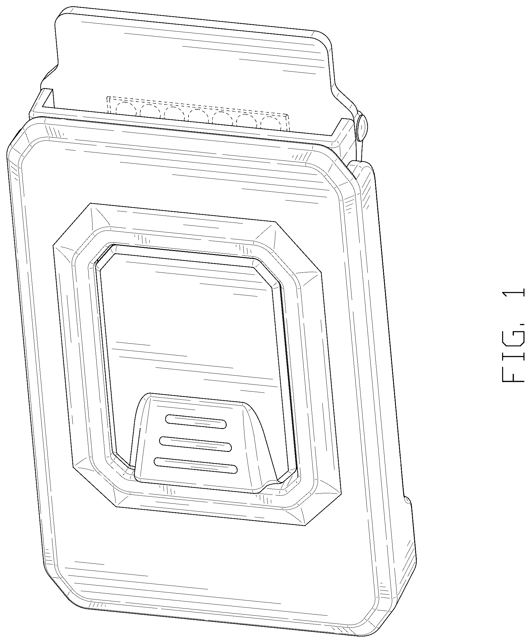 Patent USD1044589 Figure 1 – Buckle