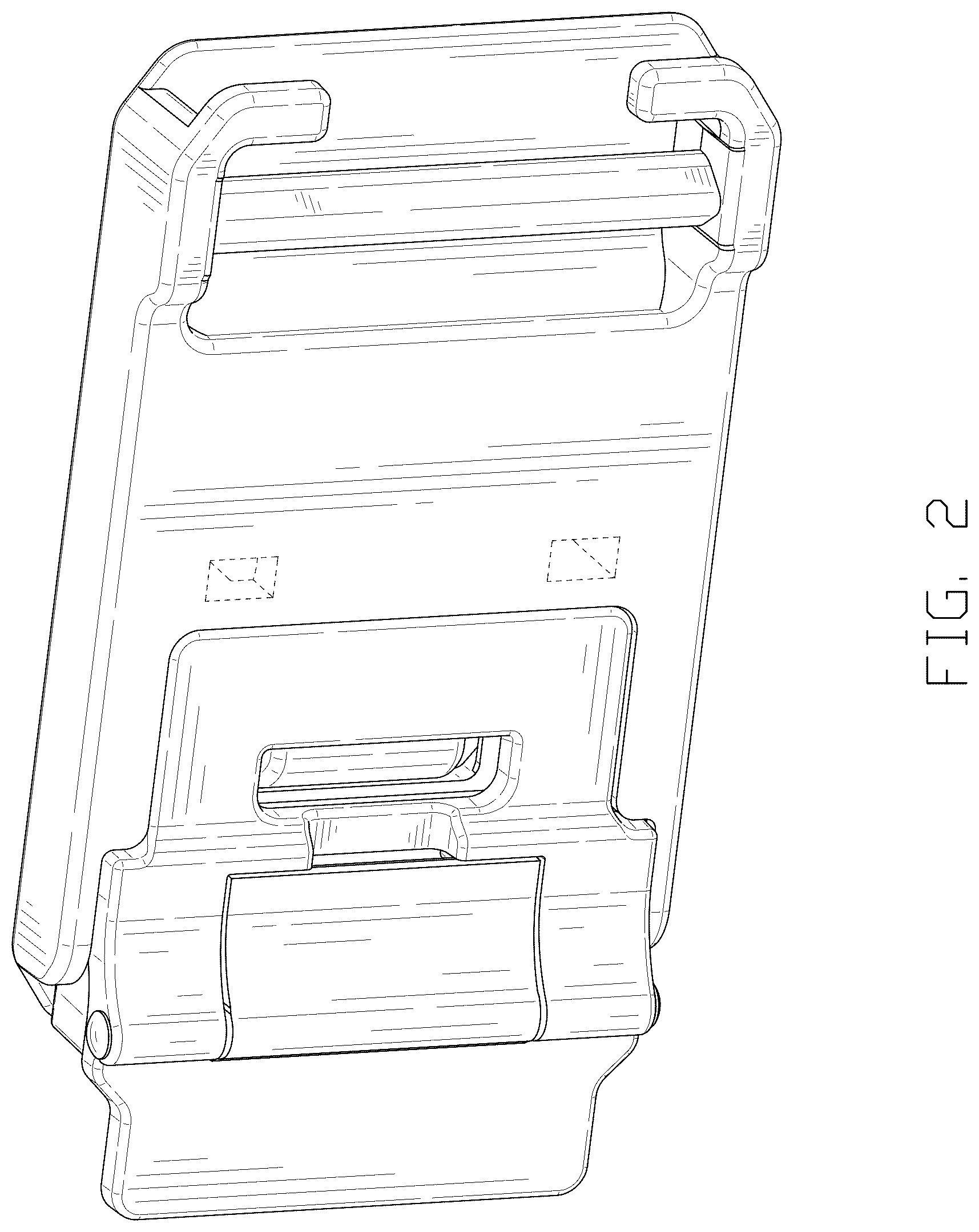 Patent USD1044589 Figure 2 – Buckle