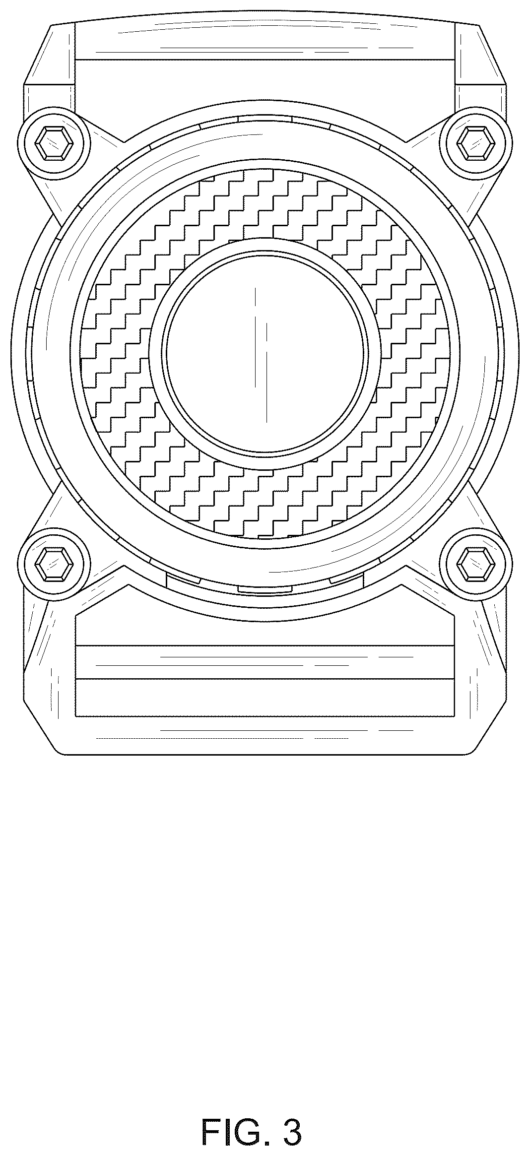 Patent USD1044592 Figure 3 – Belt buckle