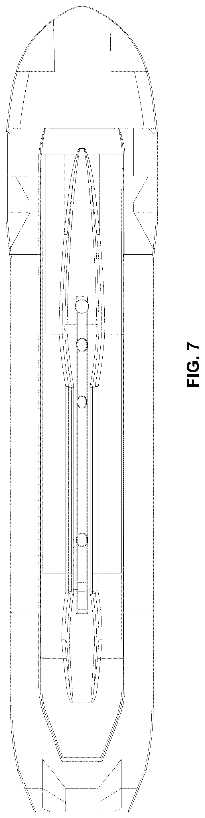 Patent USD1044593 Figure 7 – Ski of a vehicle