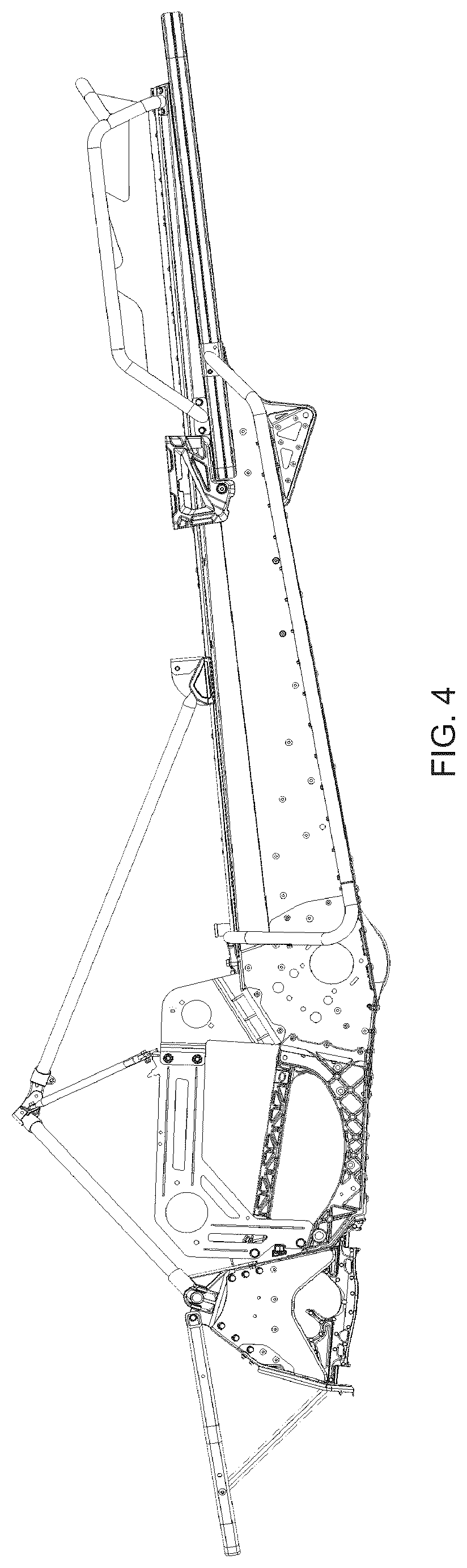 Patent USD1044594 Figure 4 – Snowmobile frame