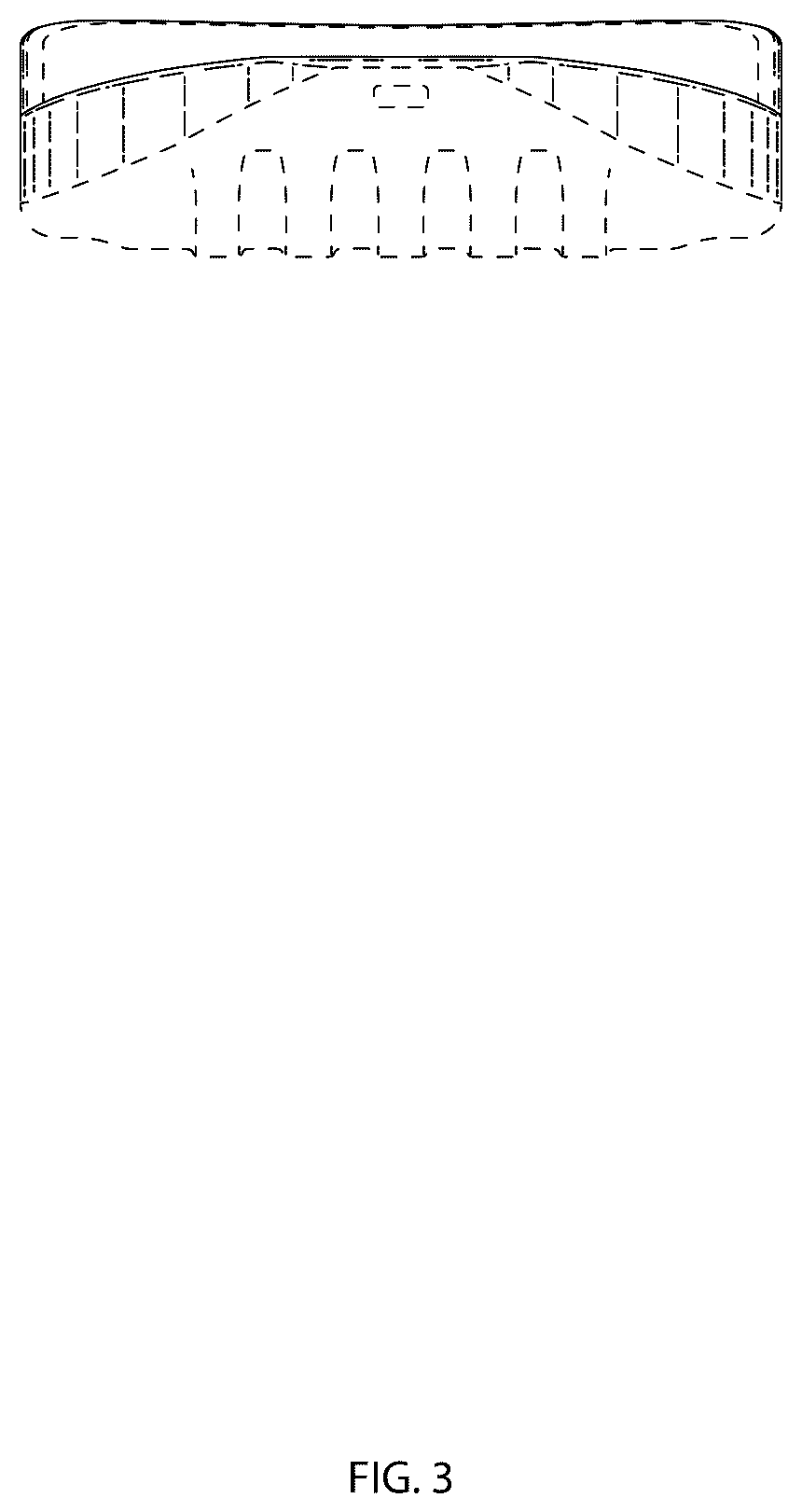 Patent USD1044595 Figure 3 – Snow sled