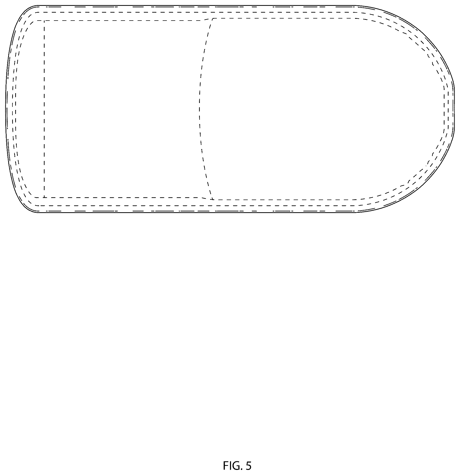 Patent USD1044595 Figure 5 – Snow sled