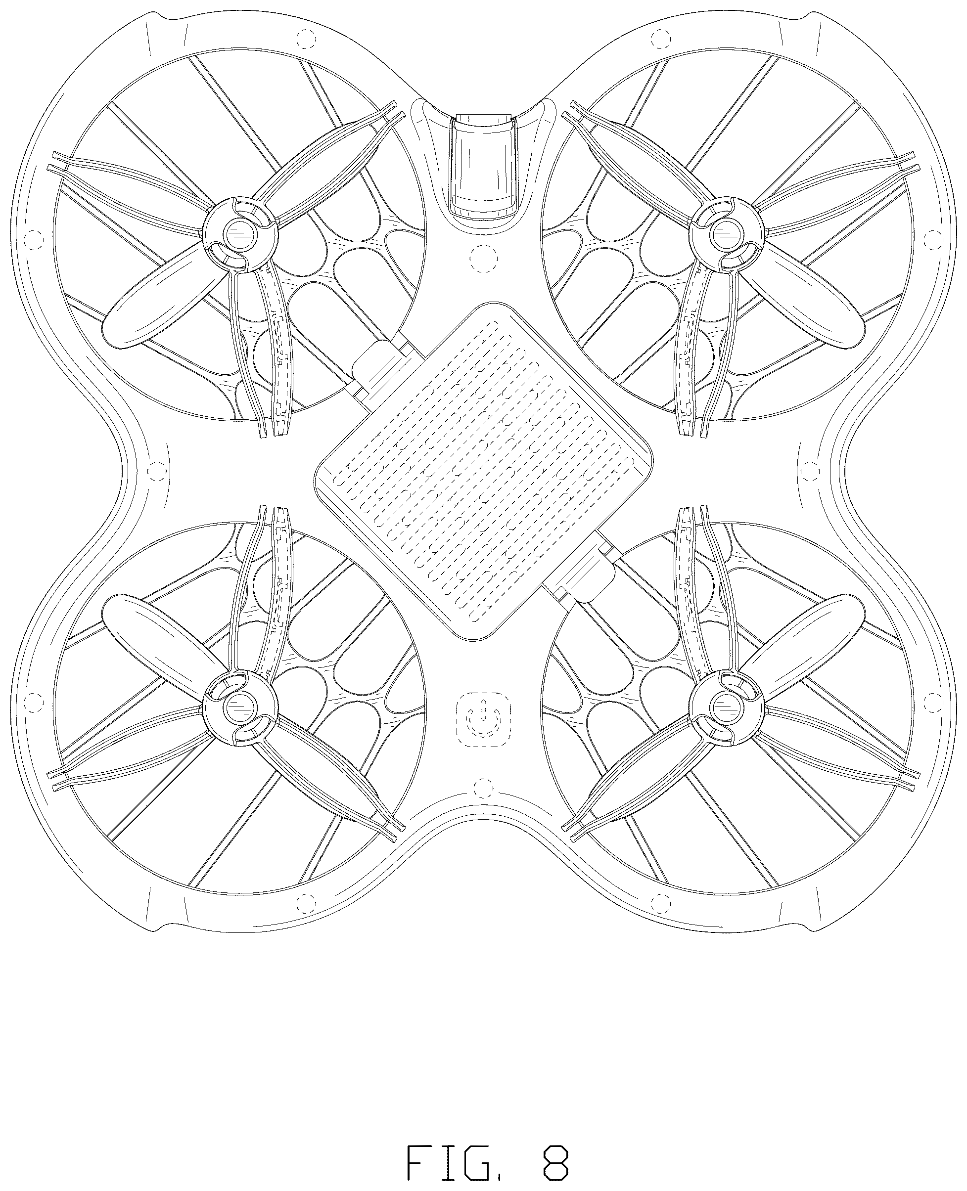 Patent USD1044596 Figure 8 – Drone