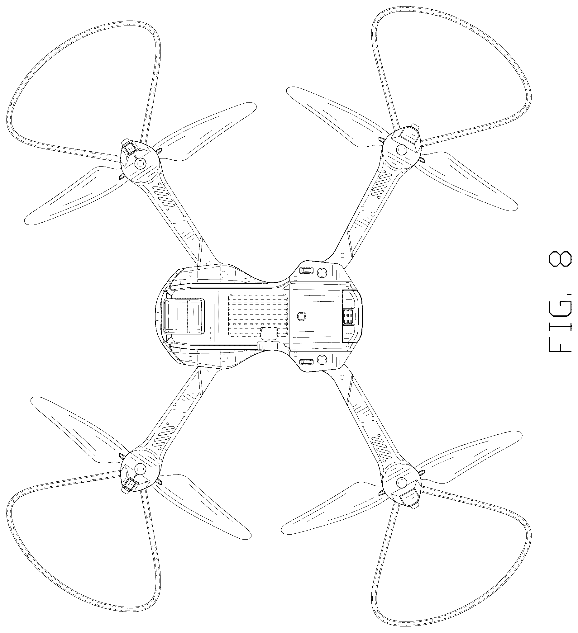 Patent USD1044597 Figure 8 – Drone