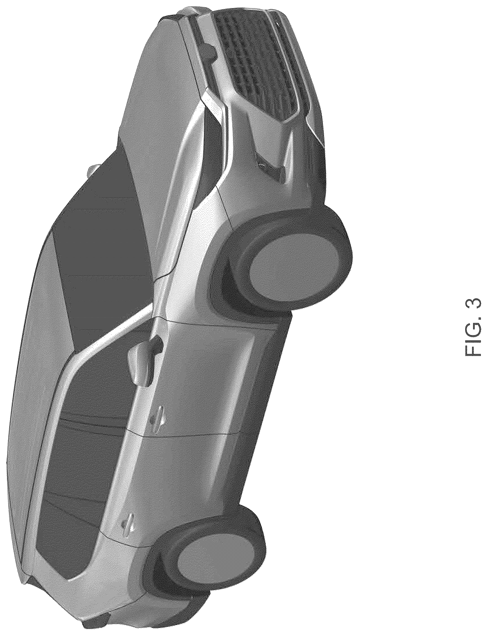 Patent USD1044600 Figure 3 – Motor vehicle and/or toy replica thereof