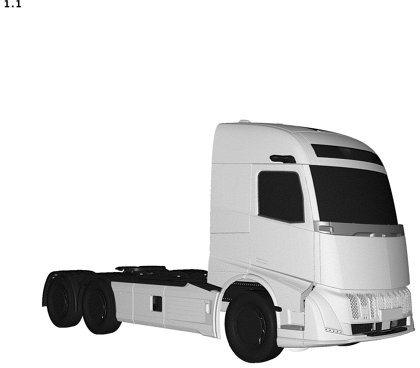Patent USD1044602 Figure 1 – Motor truck