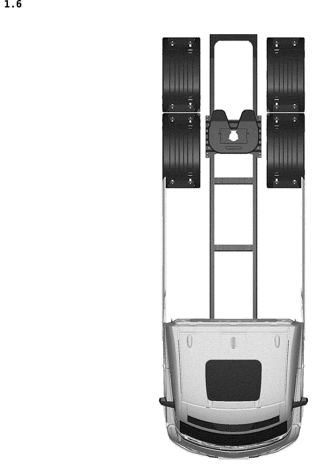 Patent USD1044602 Figure 6 – Motor truck