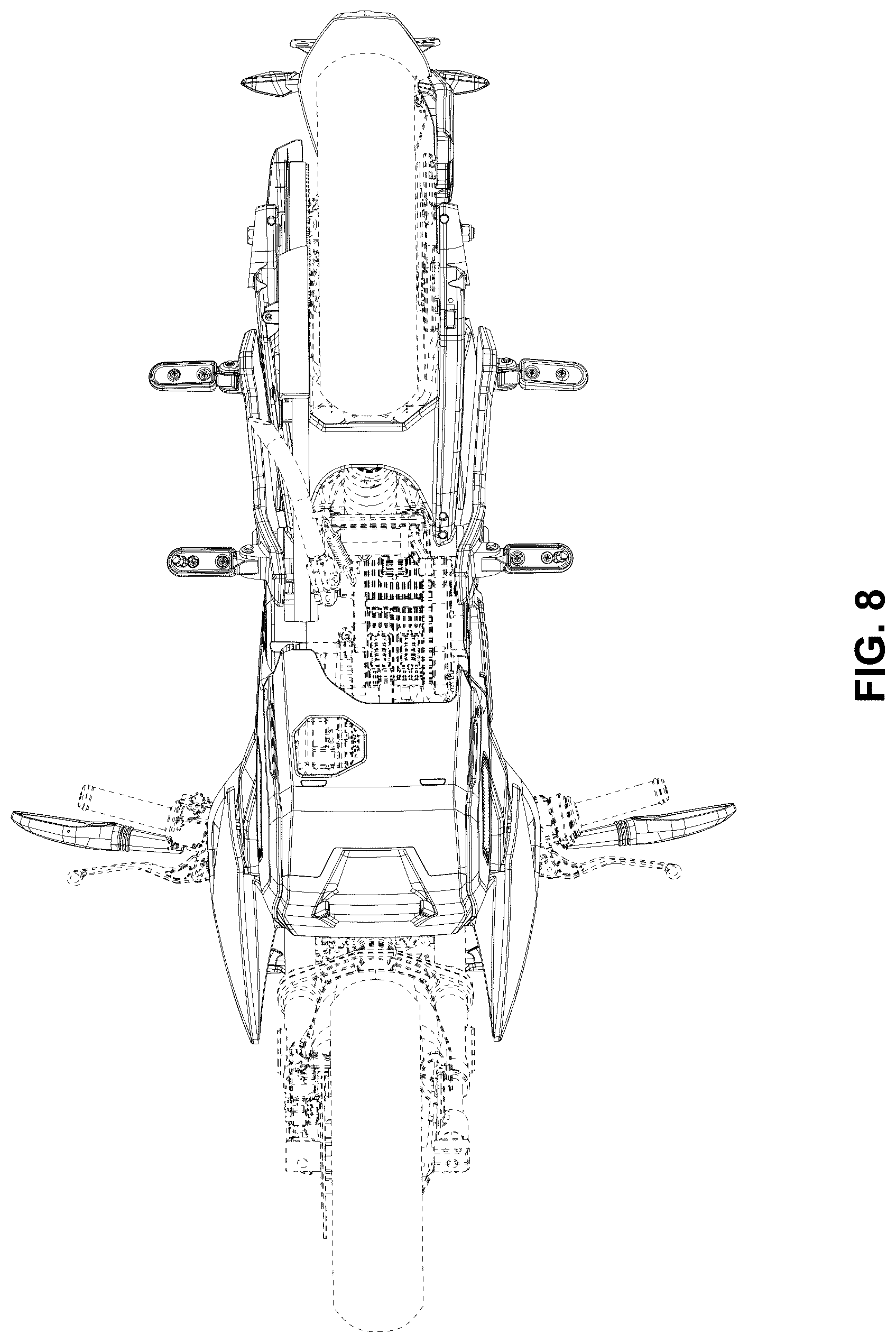 Patent USD1044603 Figure 8 – Motorcycle