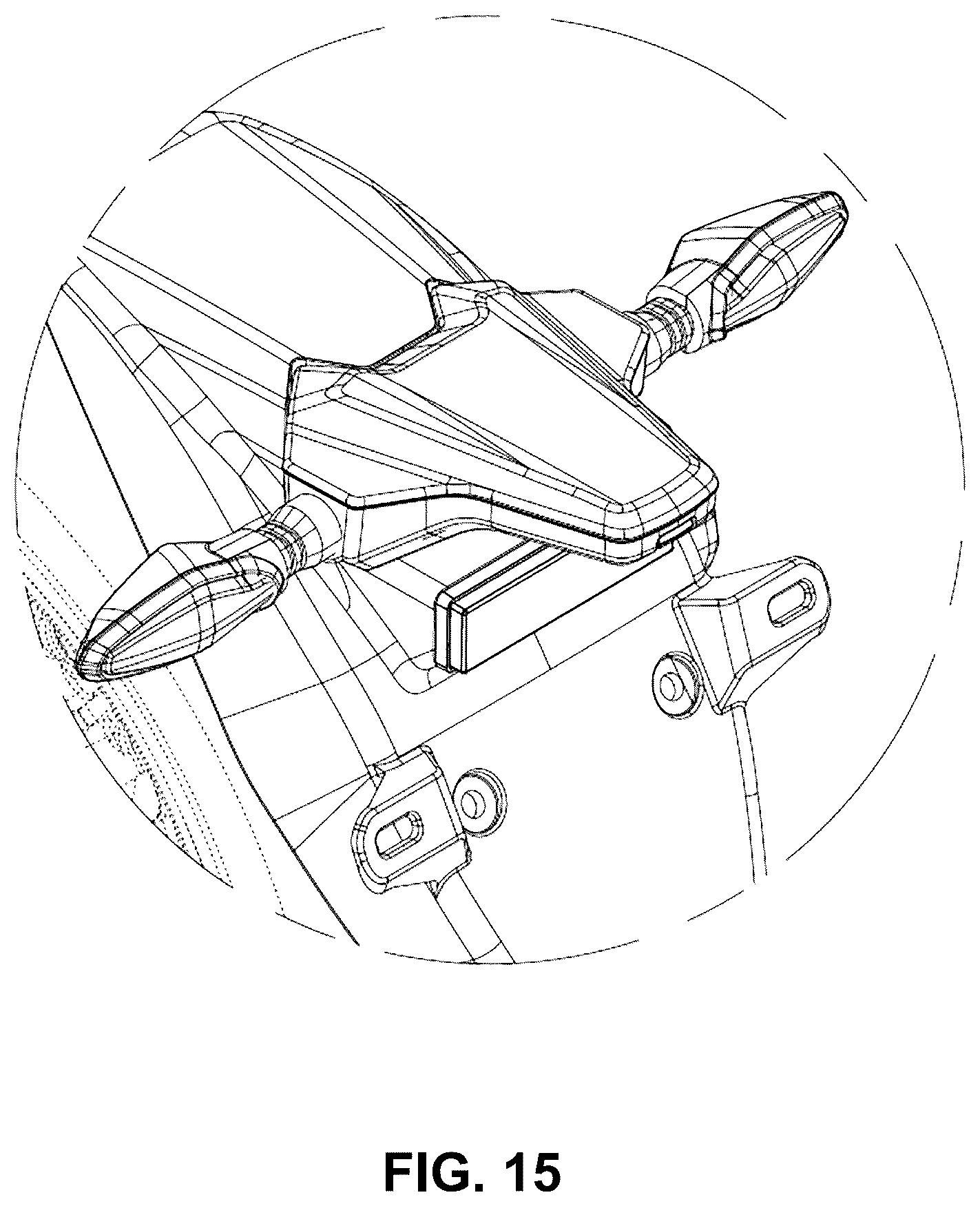 Patent USD1044603 Figure 15 – Motorcycle