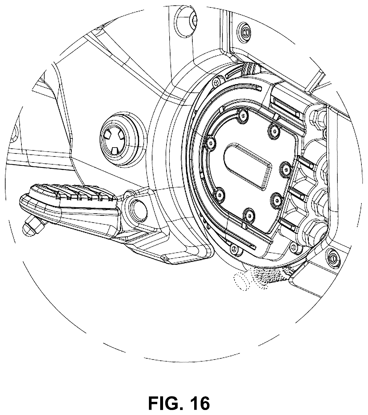 Patent USD1044603 Figure 16 – Motorcycle