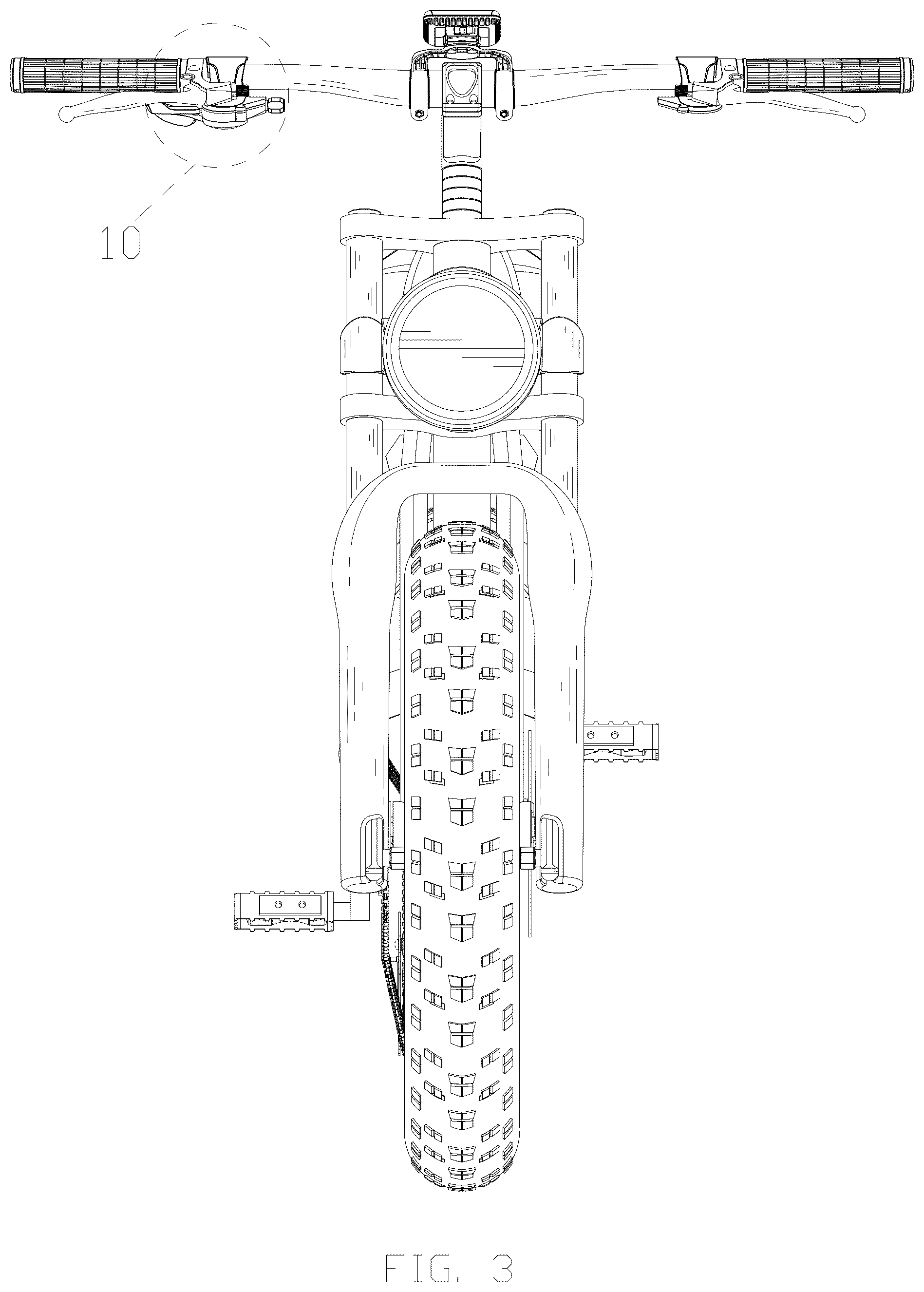 Patent USD1044604 Figure 3 – Bicycle
