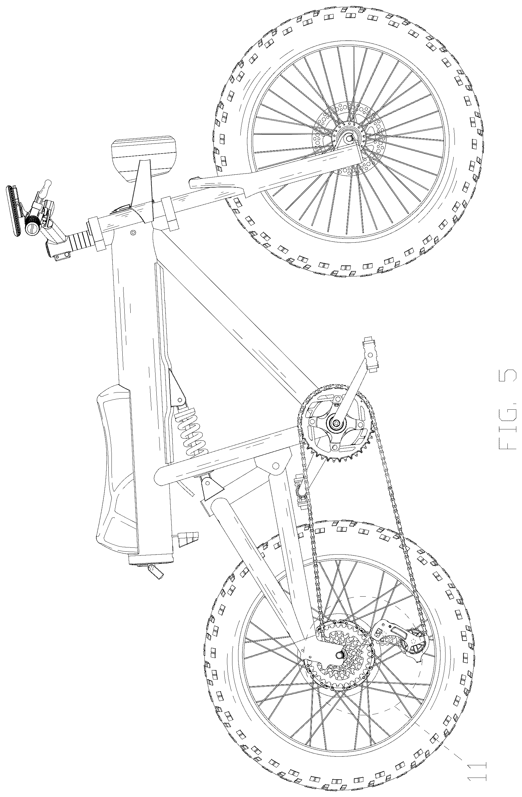 Patent USD1044604 Figure 5 – Bicycle