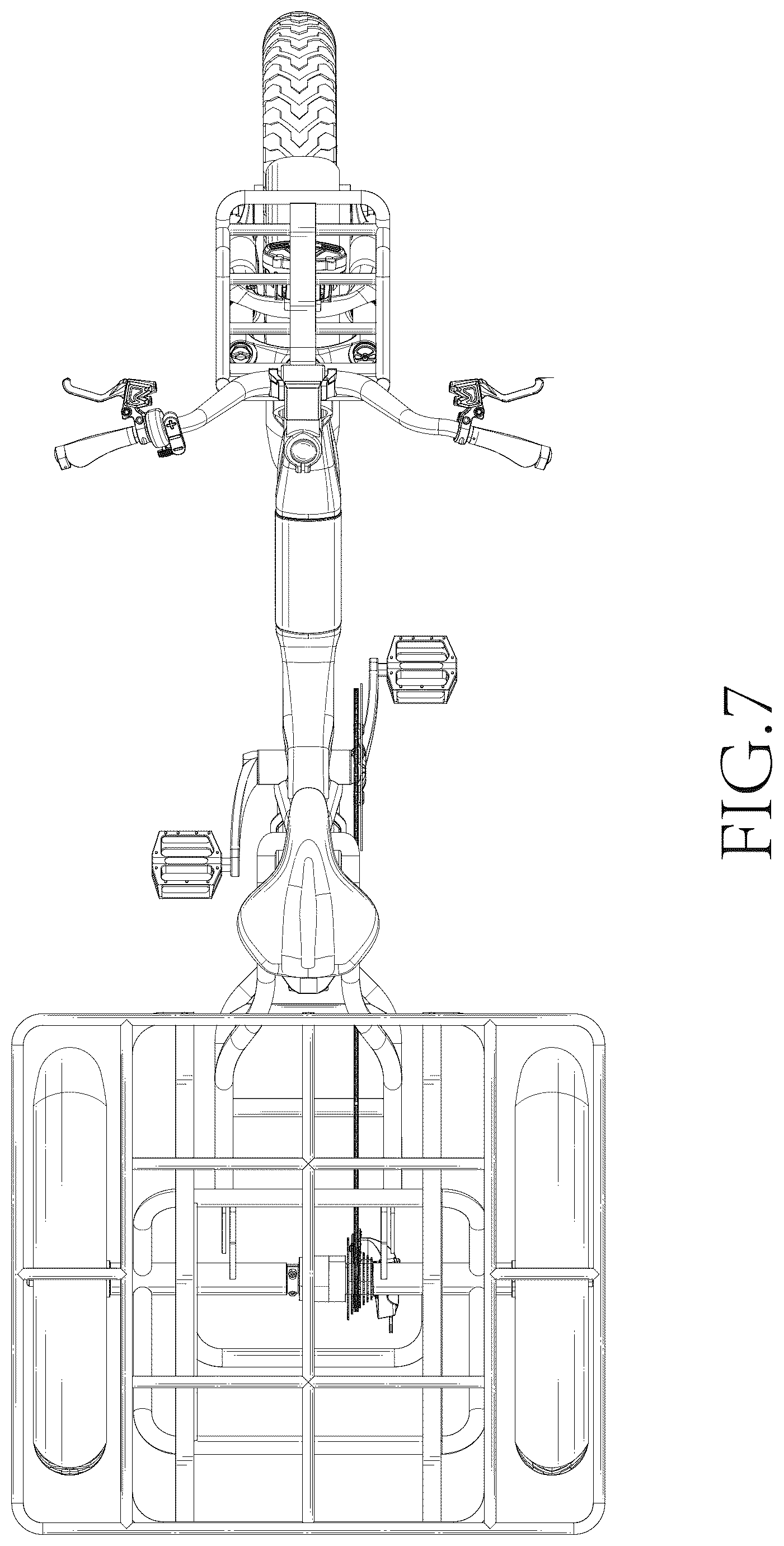 Patent USD1044605 Figure 7 – Electric tricycle