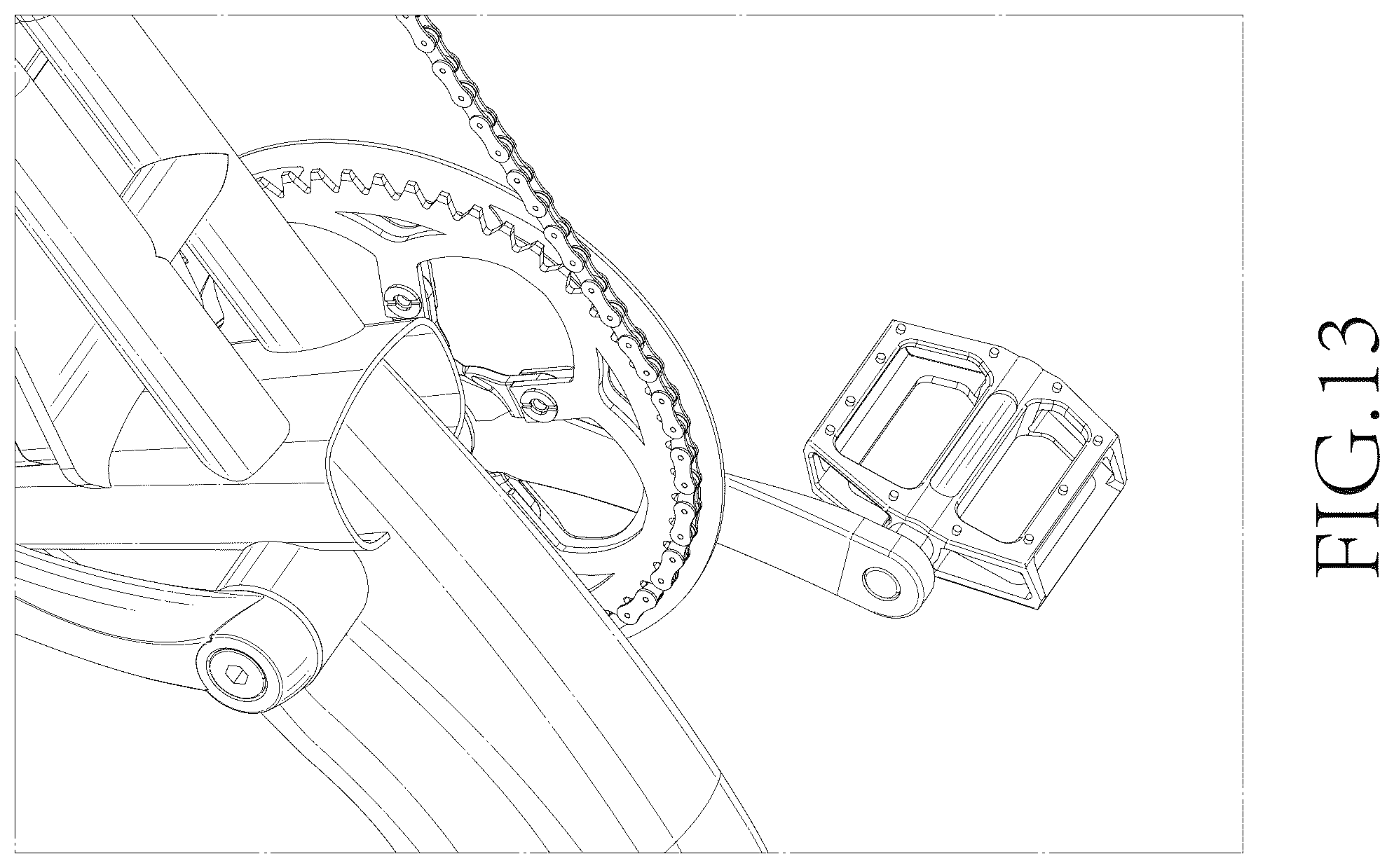 Patent USD1044605 Figure 13 – Electric tricycle