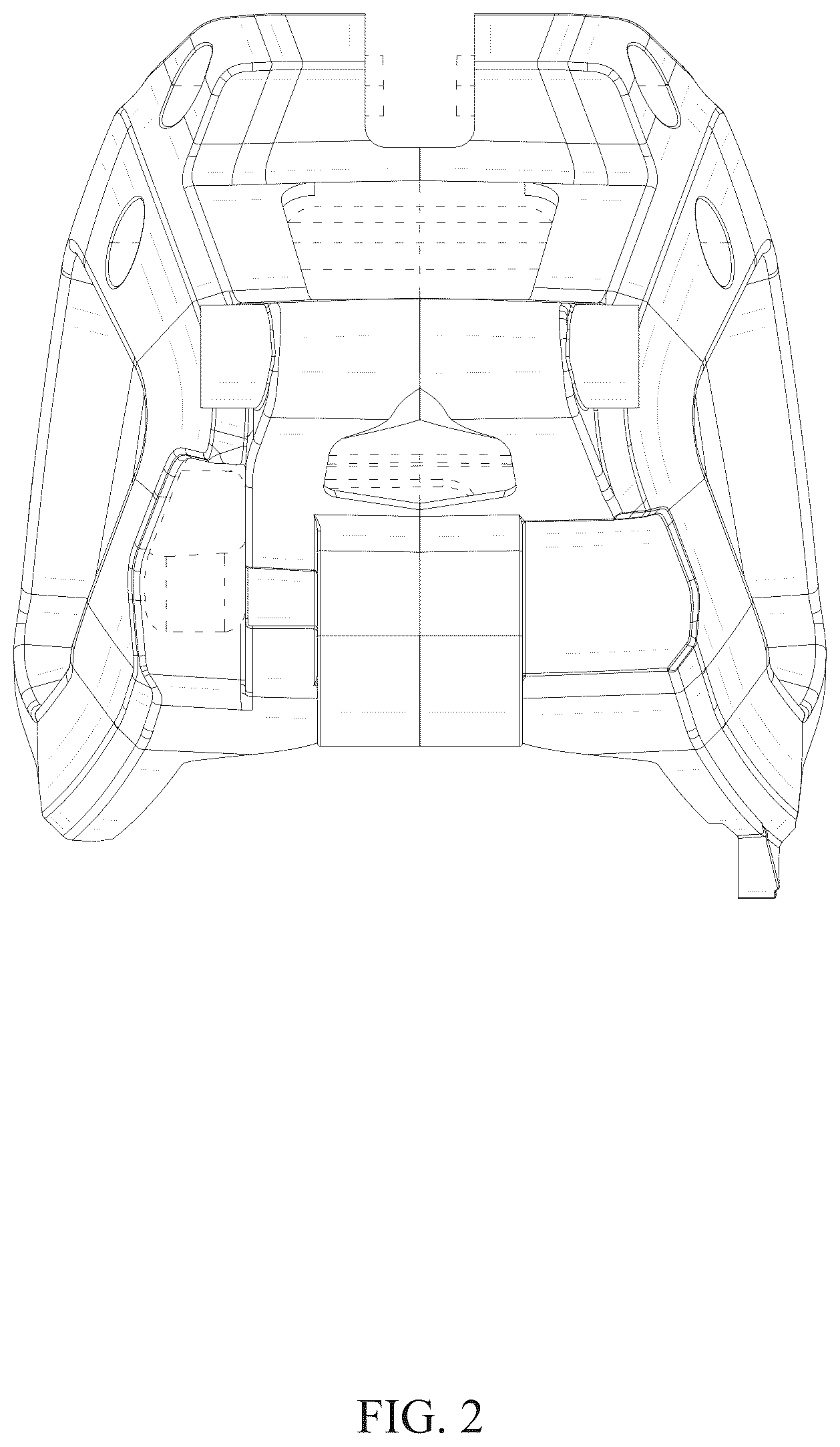 Patent USD1044606 Figure 2 – Motorcycle swing-arm