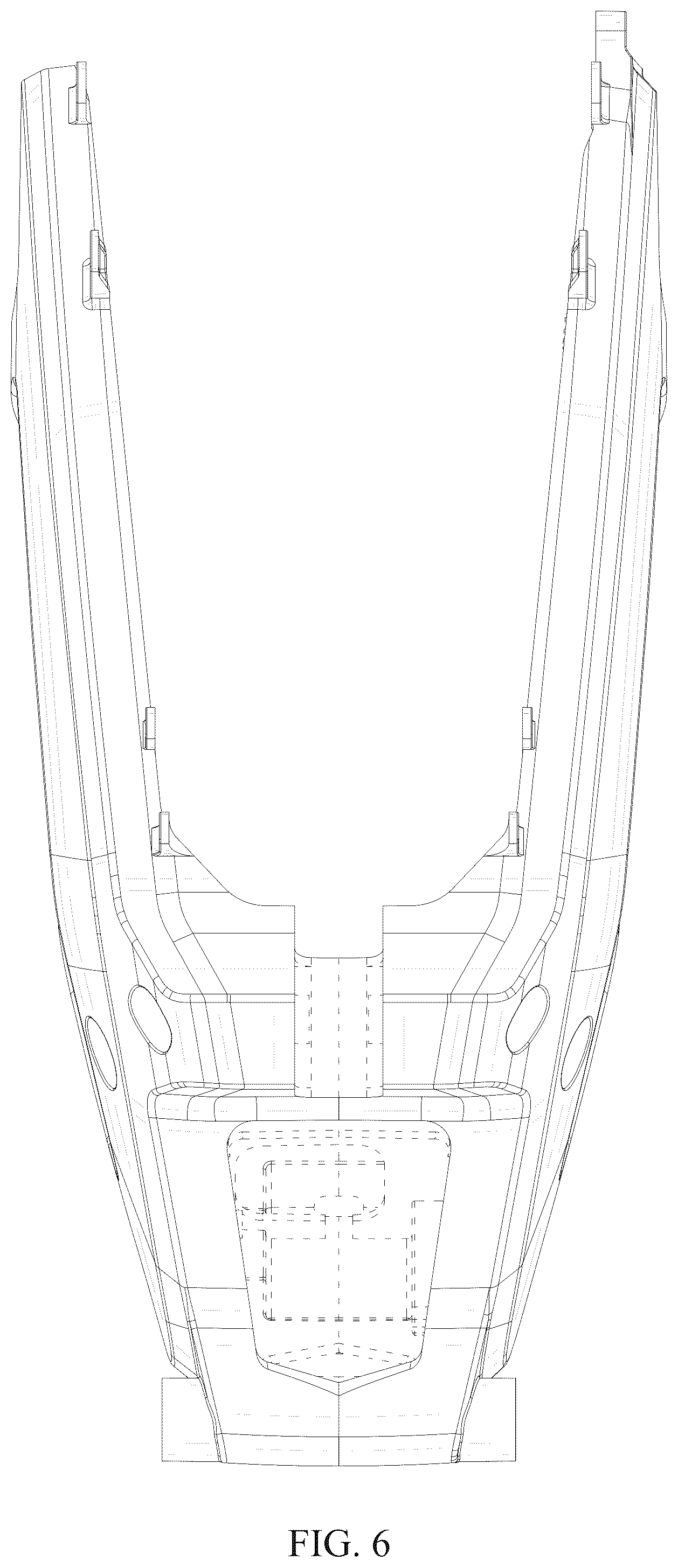 Patent USD1044606 Figure 6 – Motorcycle swing-arm