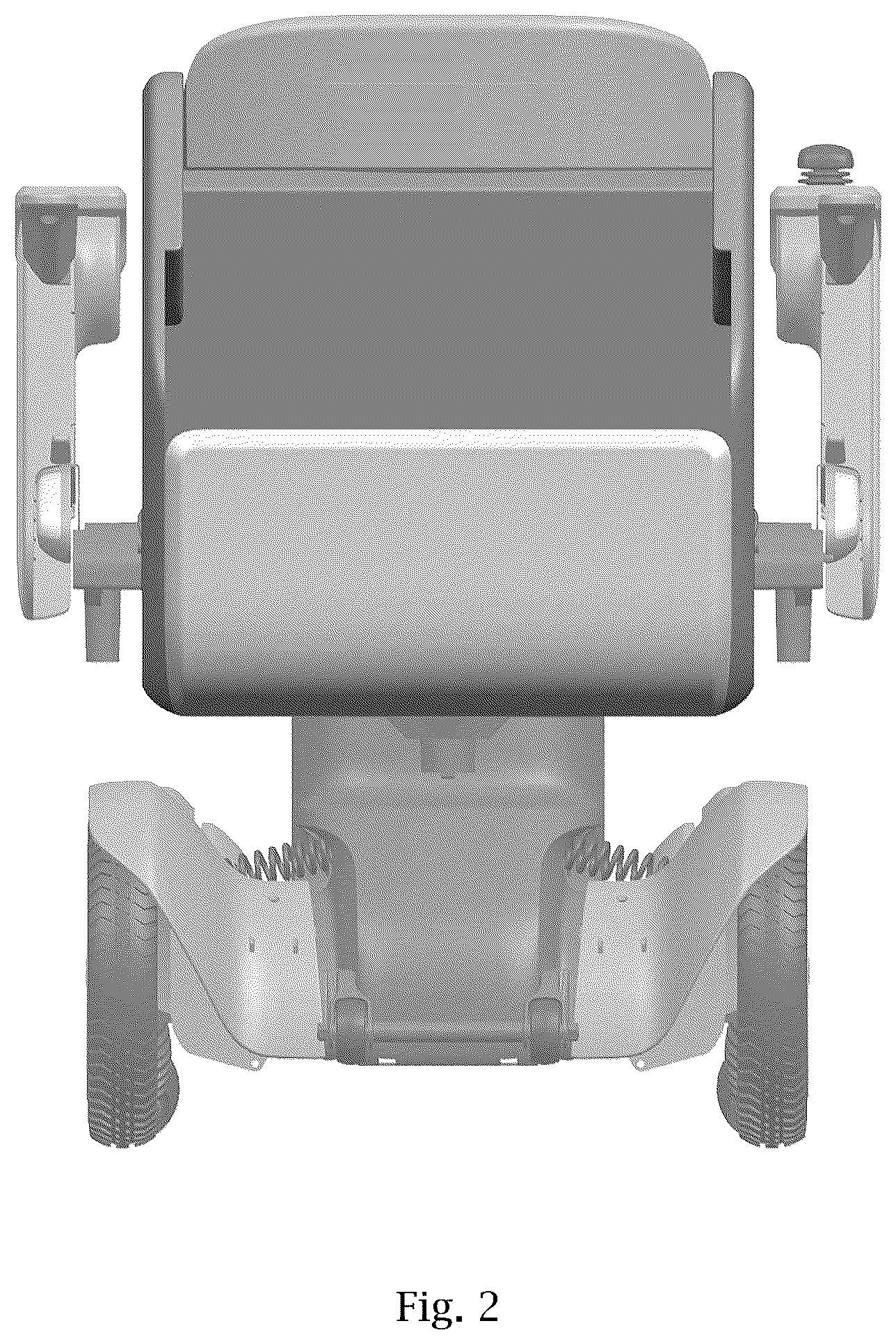 Patent USD1044608 Figure 2 – Electric wheelchair