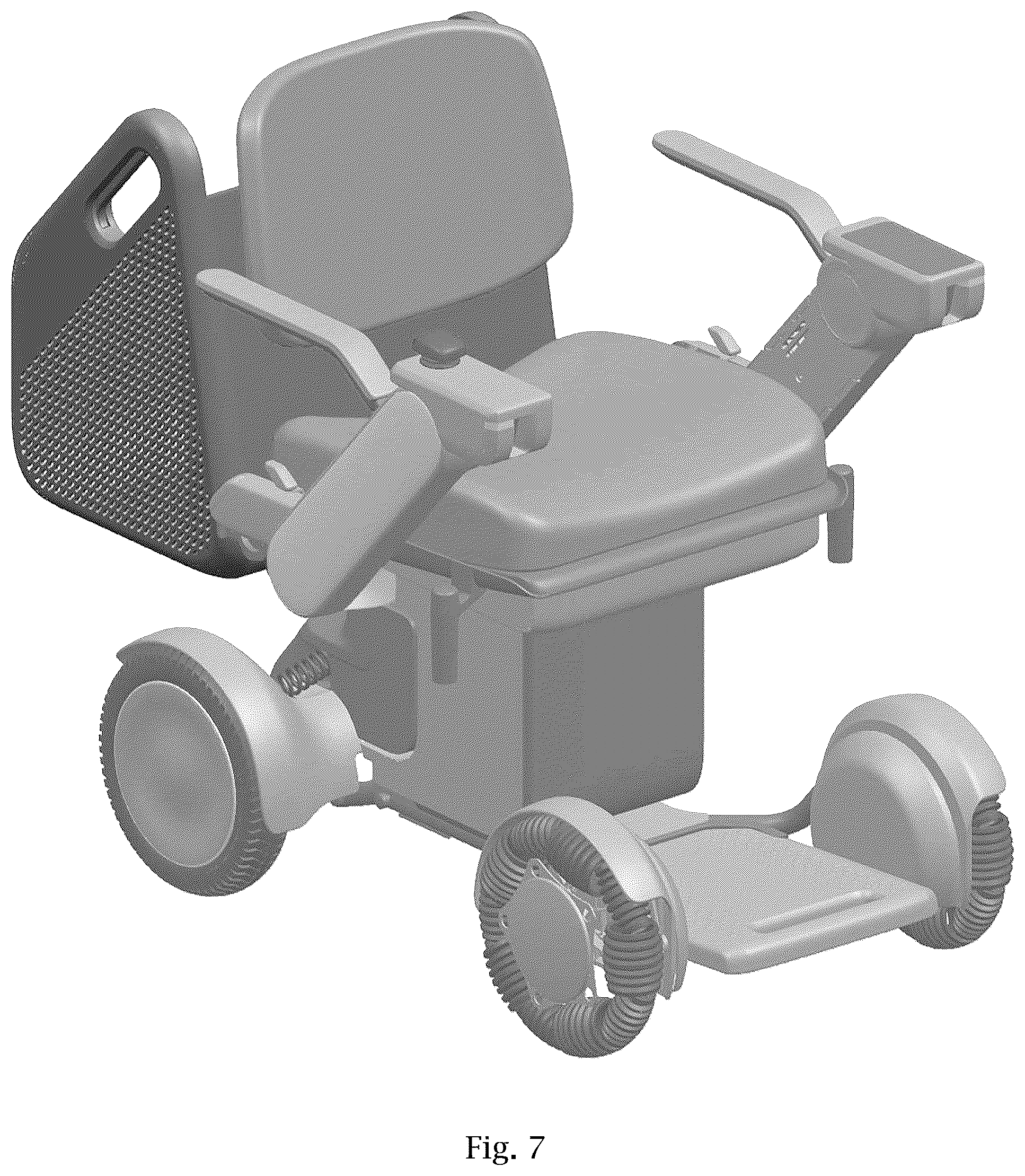 Patent USD1044608 Figure 7 – Electric wheelchair
