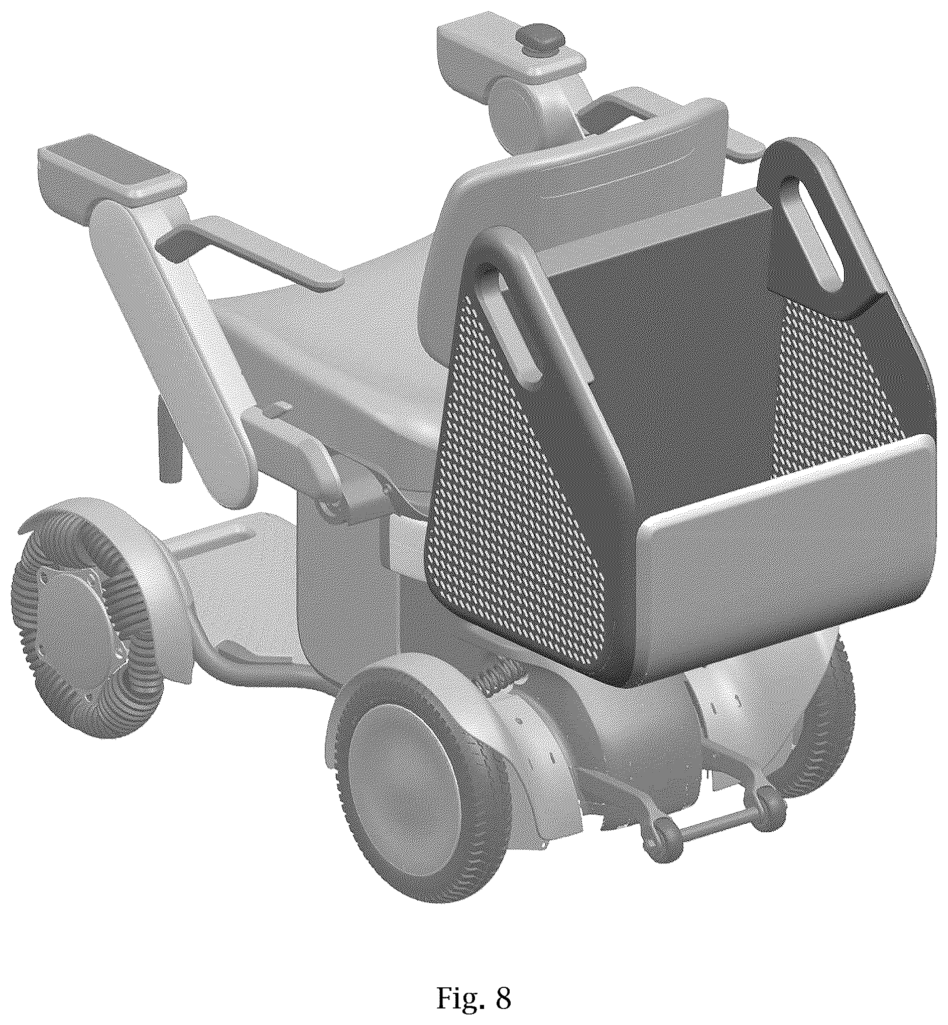 Patent USD1044608 Figure 8 – Electric wheelchair