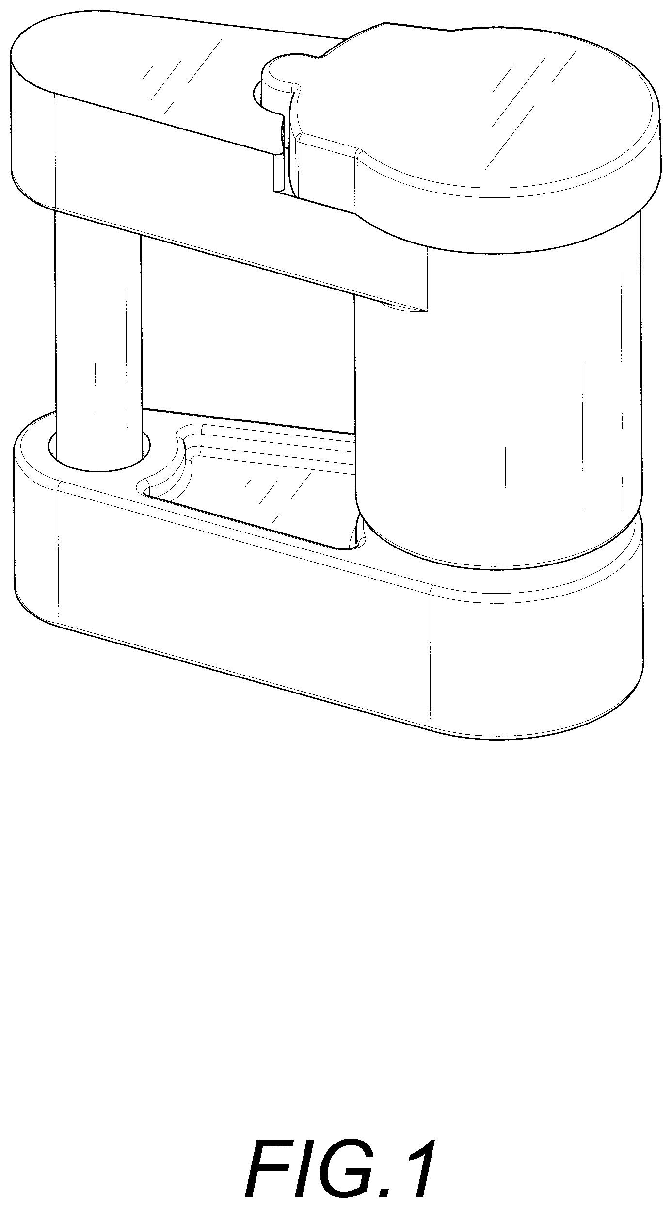 Patent USD1044609 Figure 1 – Trailer hitch