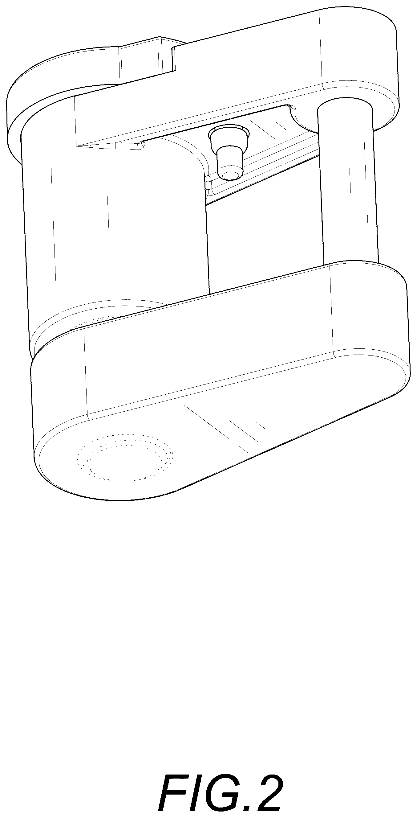 Patent USD1044609 Figure 2 – Trailer hitch