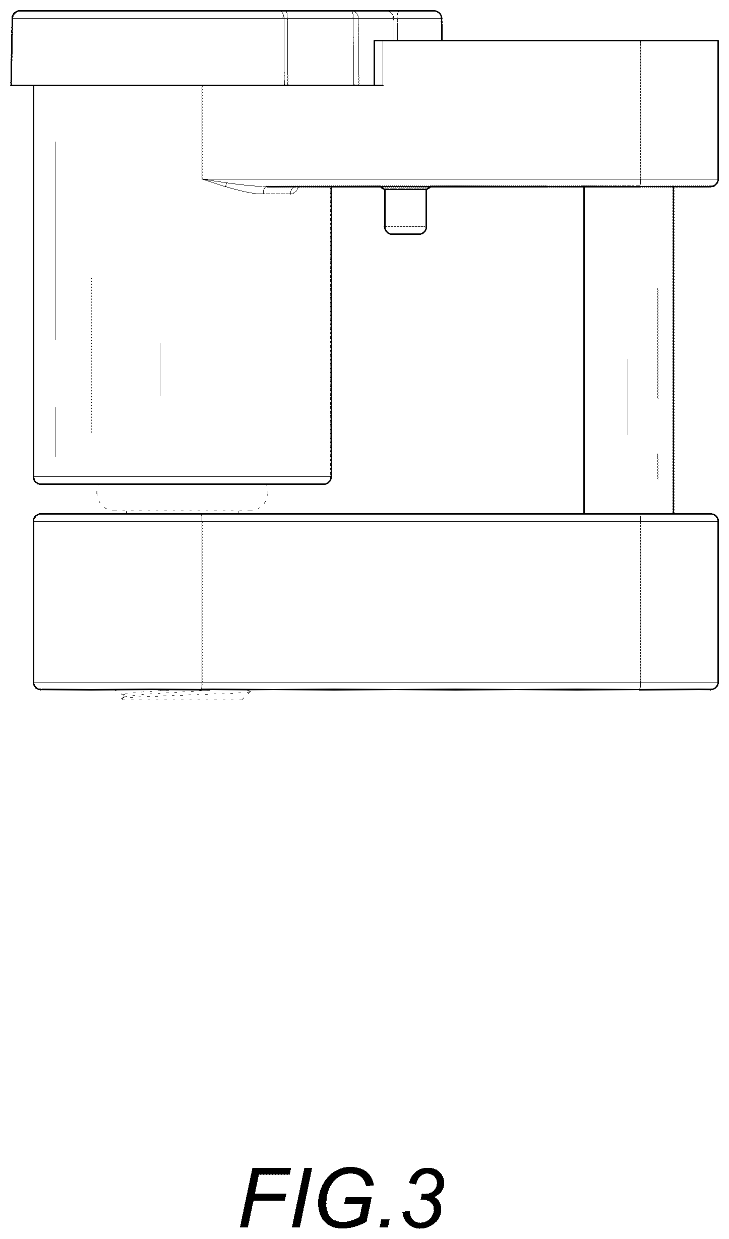 Patent USD1044609 Figure 3 – Trailer hitch