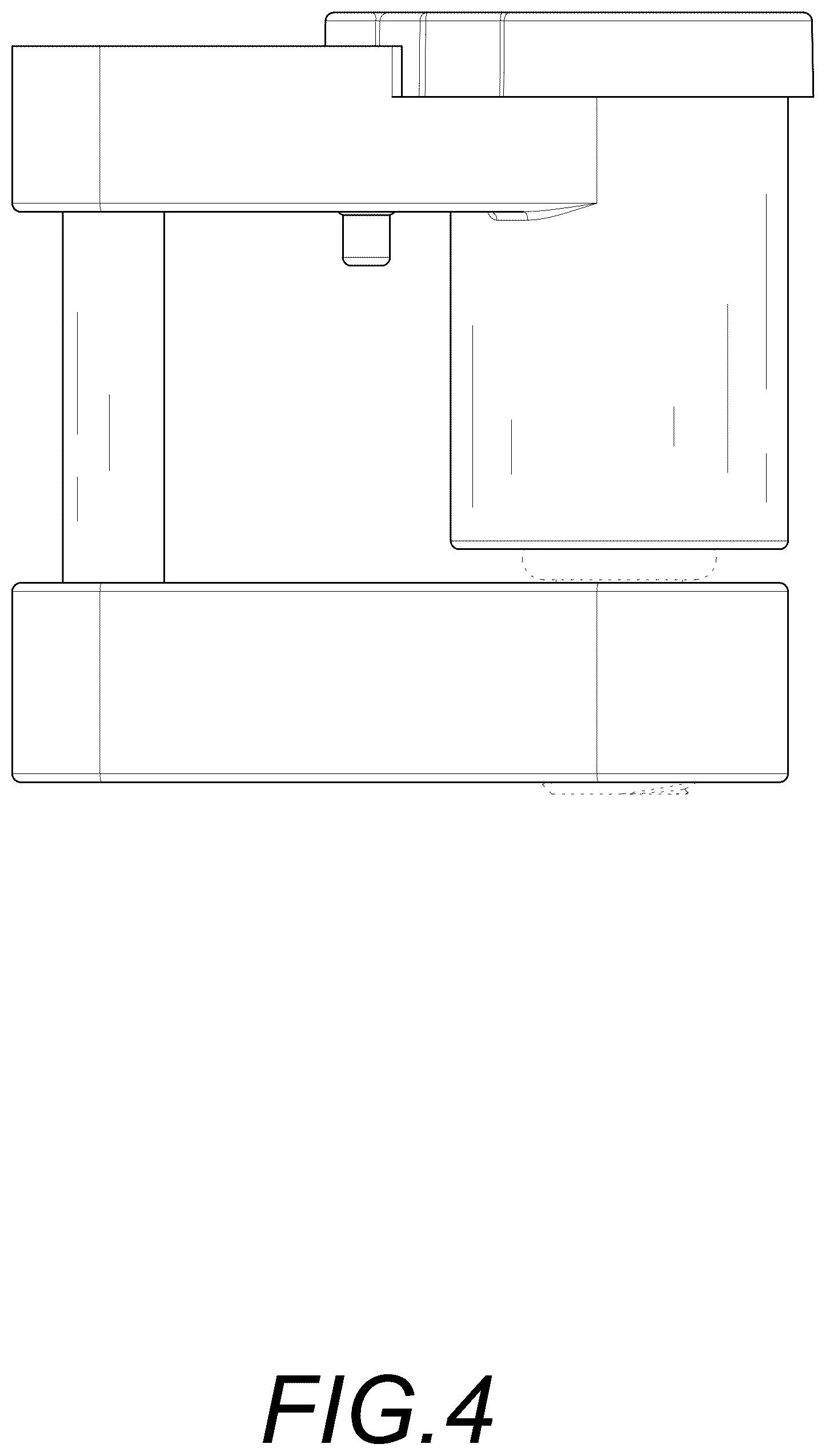Patent USD1044609 Figure 4 – Trailer hitch