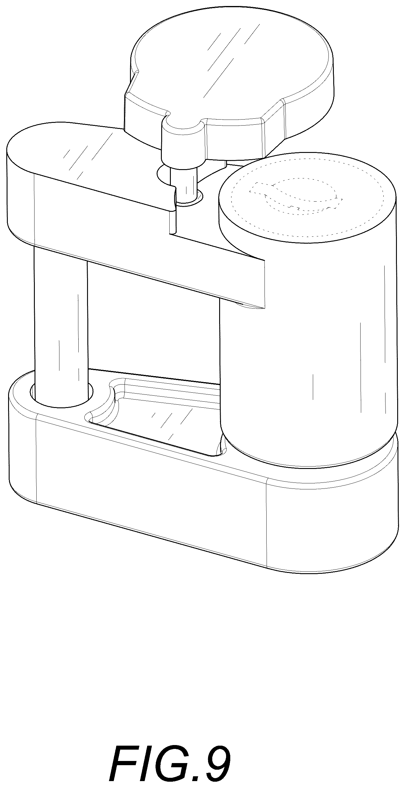 Patent USD1044609 Figure 8 – Trailer hitch