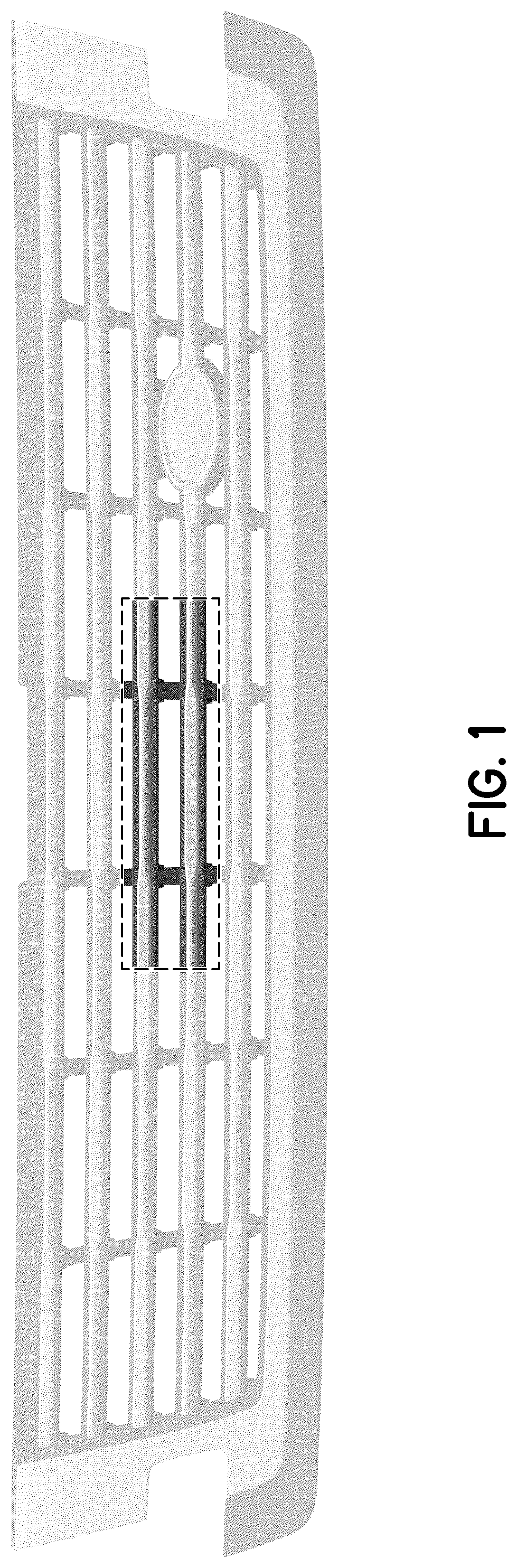 Patent USD1044610 Figure 1 – Grille