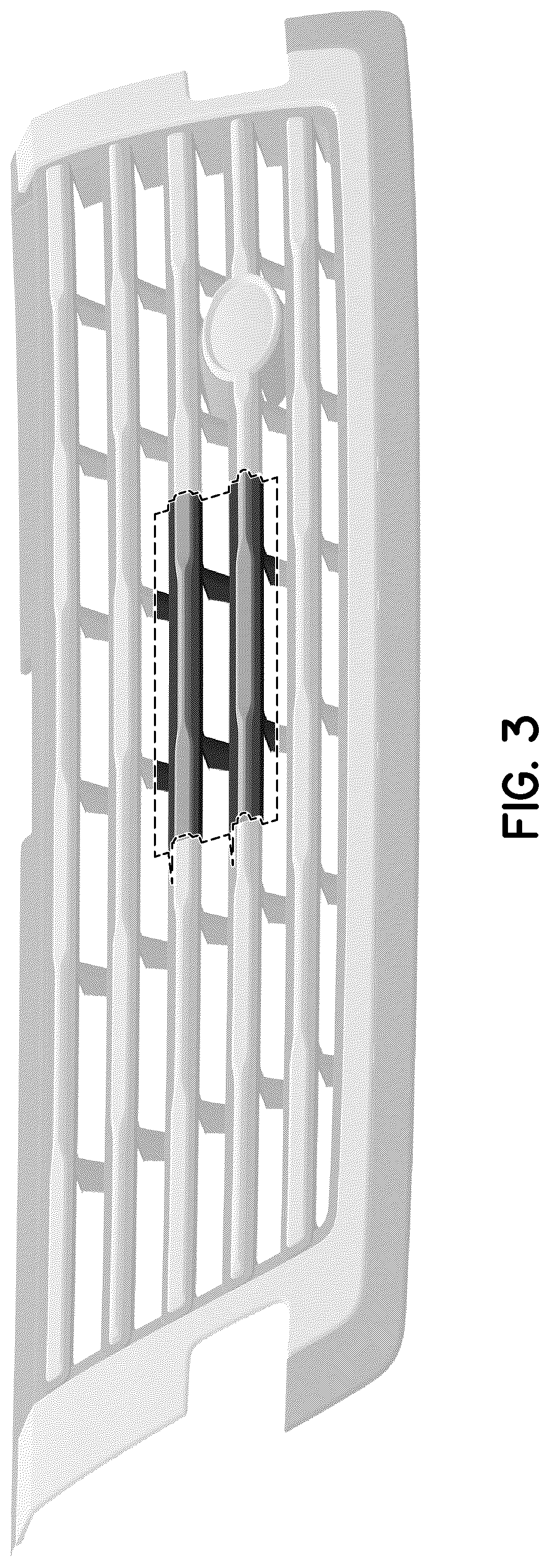 Patent USD1044610 Figure 3 – Grille