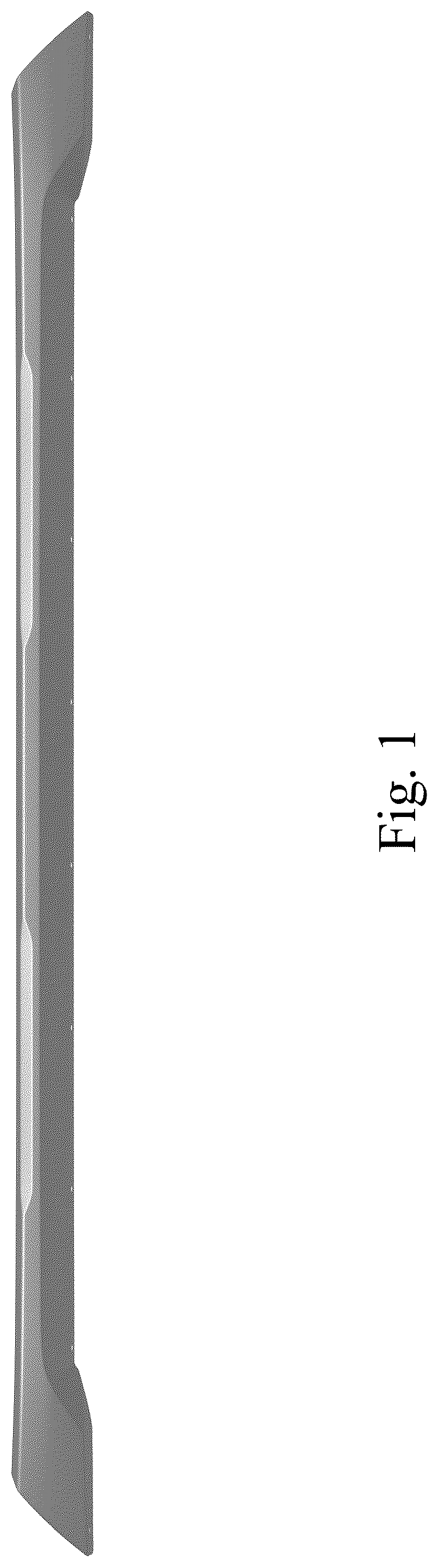 Patent USD1044614 Figure 1 – Vehicle front lower skid plate