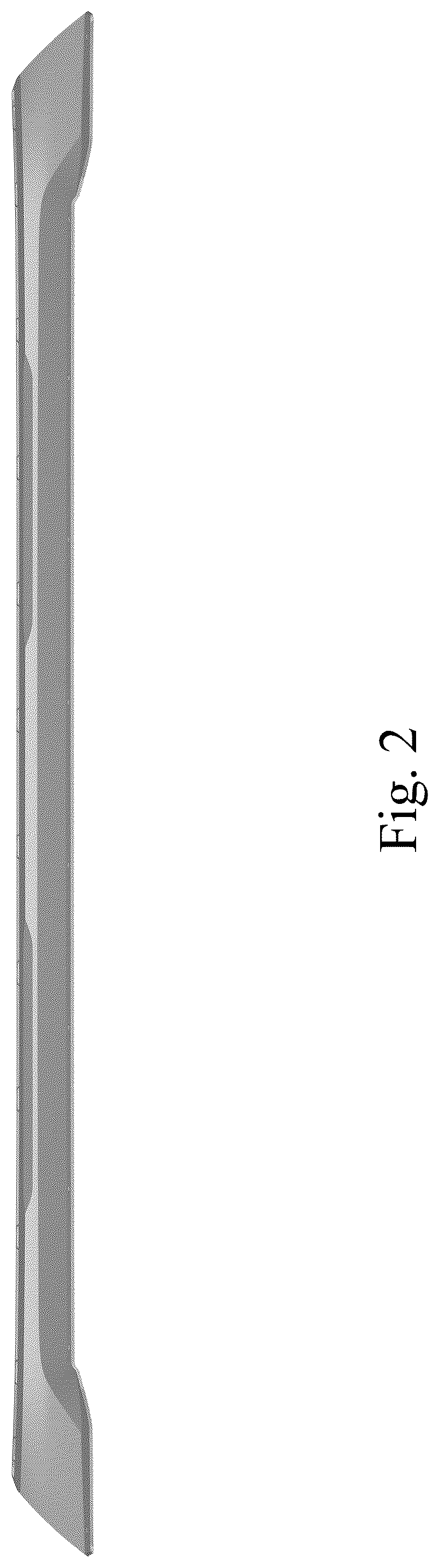 Patent USD1044614 Figure 2 – Vehicle front lower skid plate