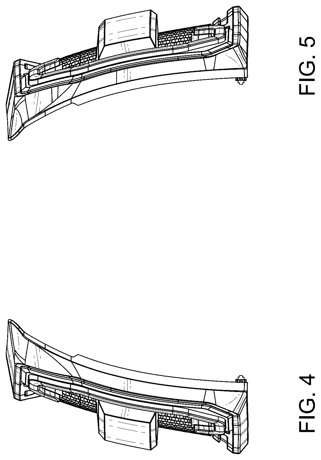 Patent USD1044616 Figure 4 – Car grille