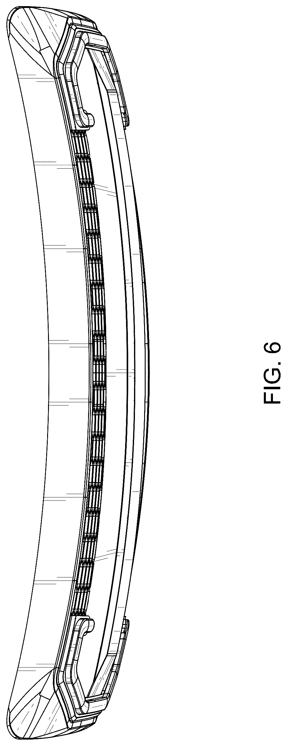 Patent USD1044616 Figure 5 – Car grille
