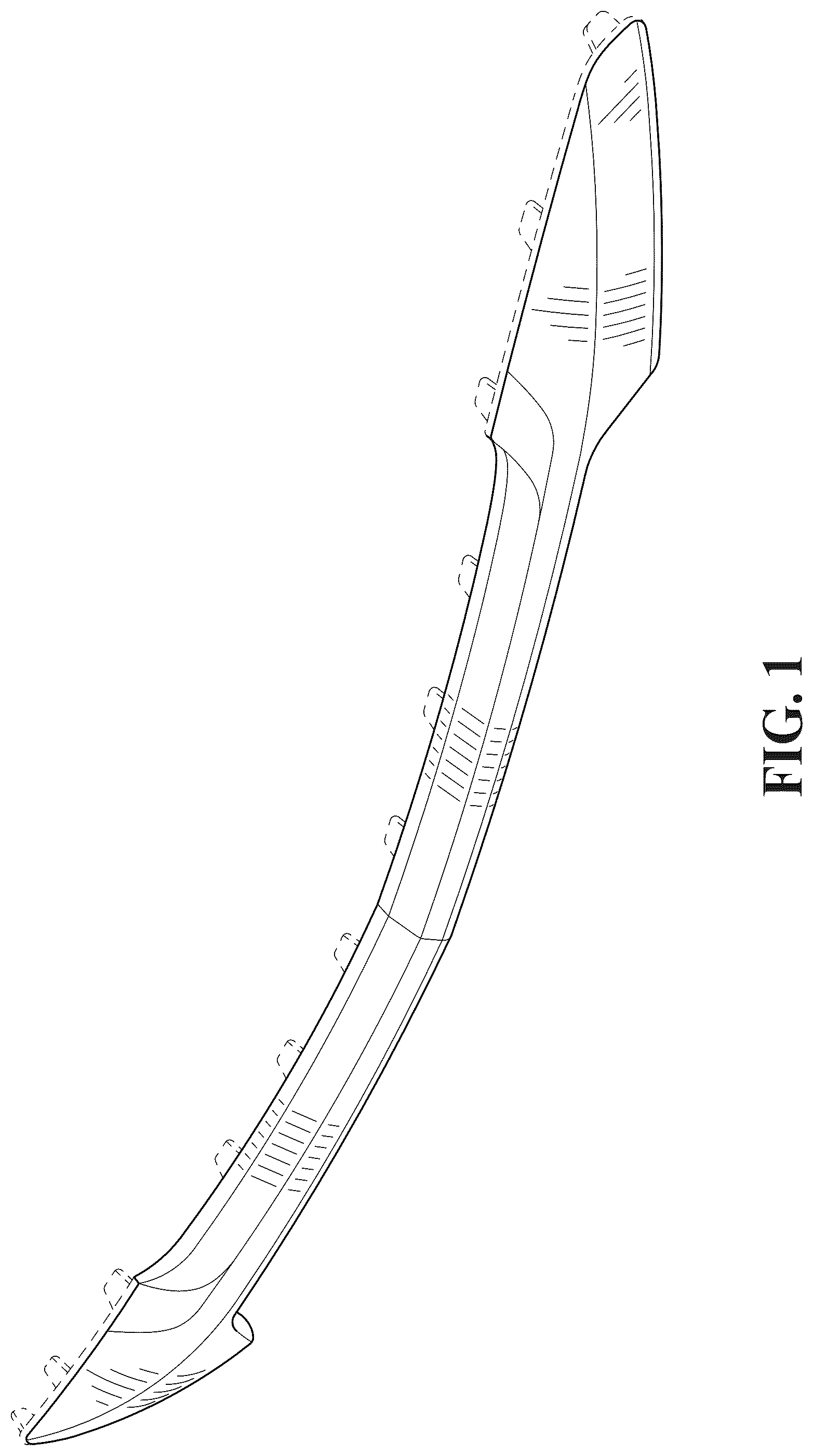 Patent USD1044617 Figure 1 – Vehicle front skid plate