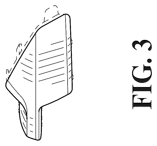 Patent USD1044617 Figure 3 – Vehicle front skid plate