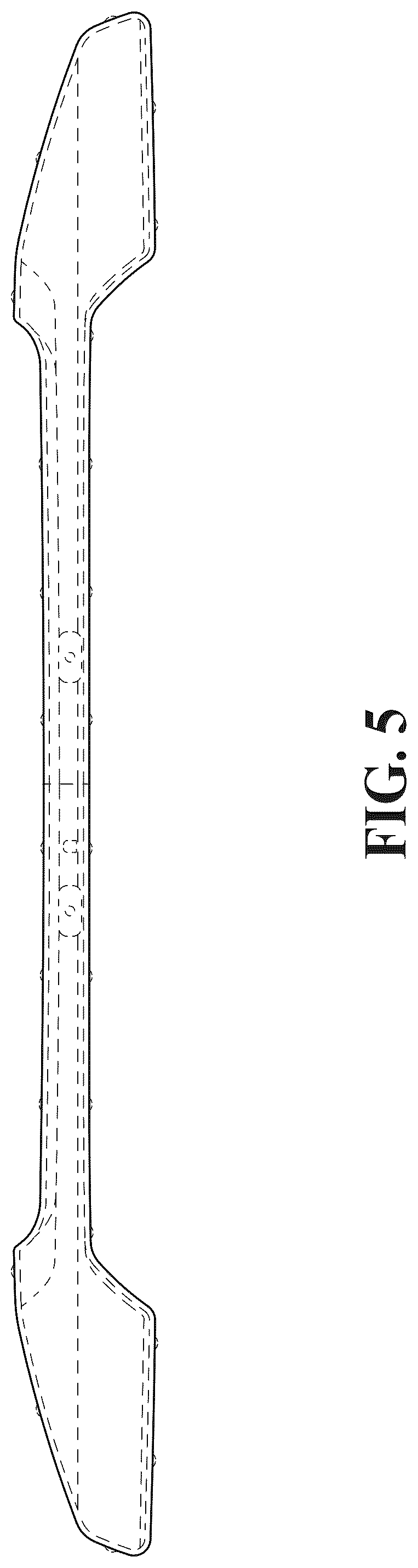 Patent USD1044617 Figure 5 – Vehicle front skid plate
