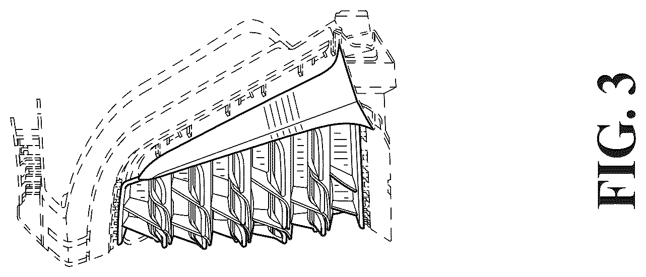 Patent USD1044618 Figure 3 – Motor vehicle grille