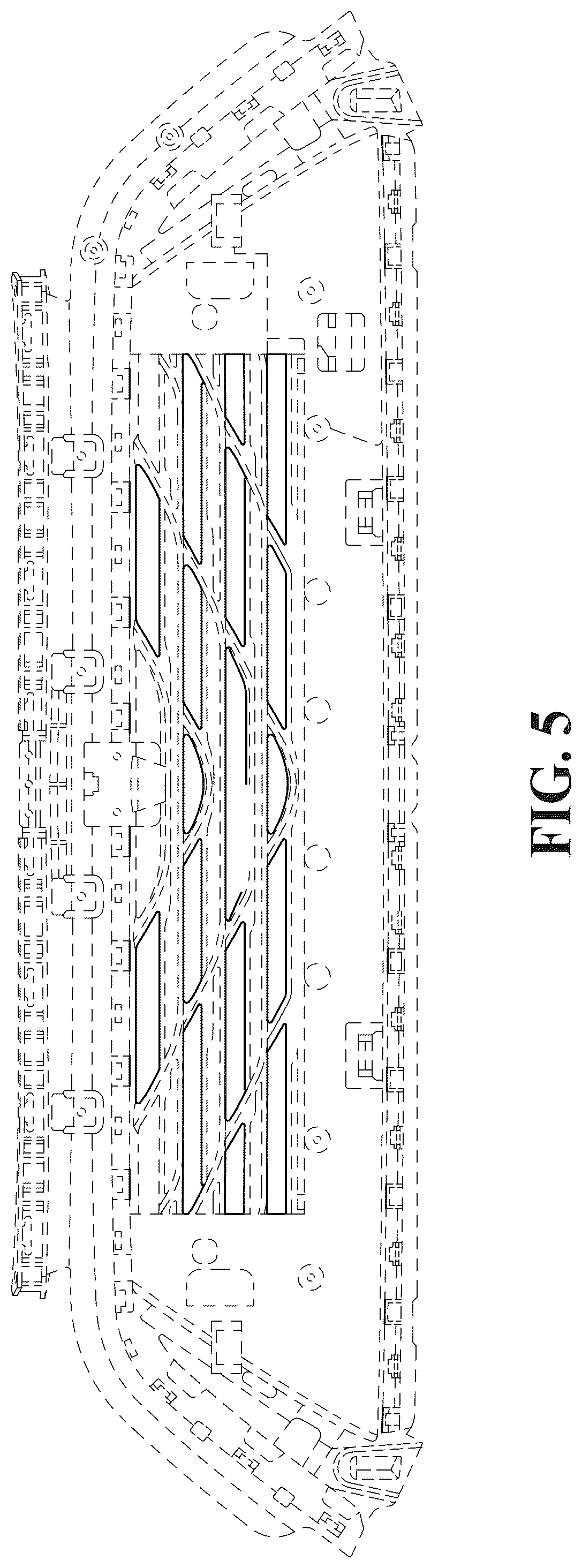 Patent USD1044618 Figure 5 – Motor vehicle grille